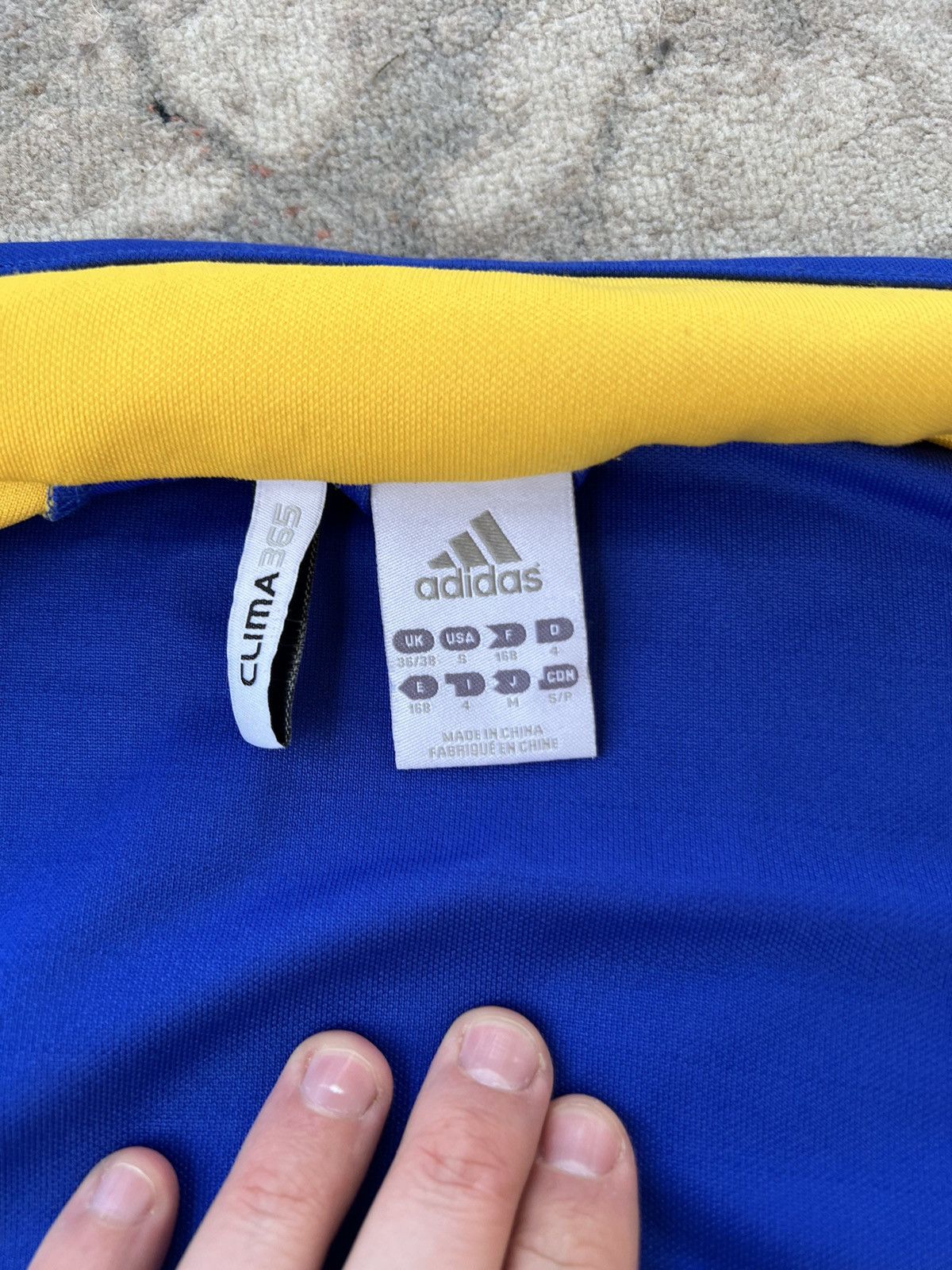 Adidas Vintage Adidas Ukraine Zip Size US S / EU 44-46 / 1 - 8 Thumbnail