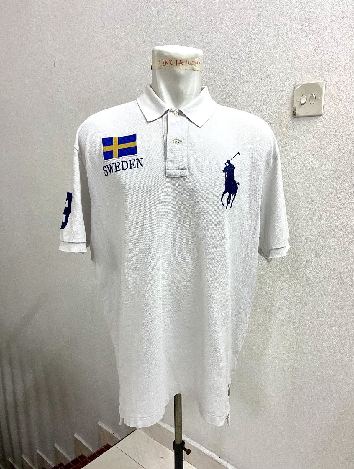 Polo Ralph Lauren VINTAGE POLO RALPH LAUREN SWEDEN BIG PONY Size US XL / EU 56 / 4 - 3 Thumbnail