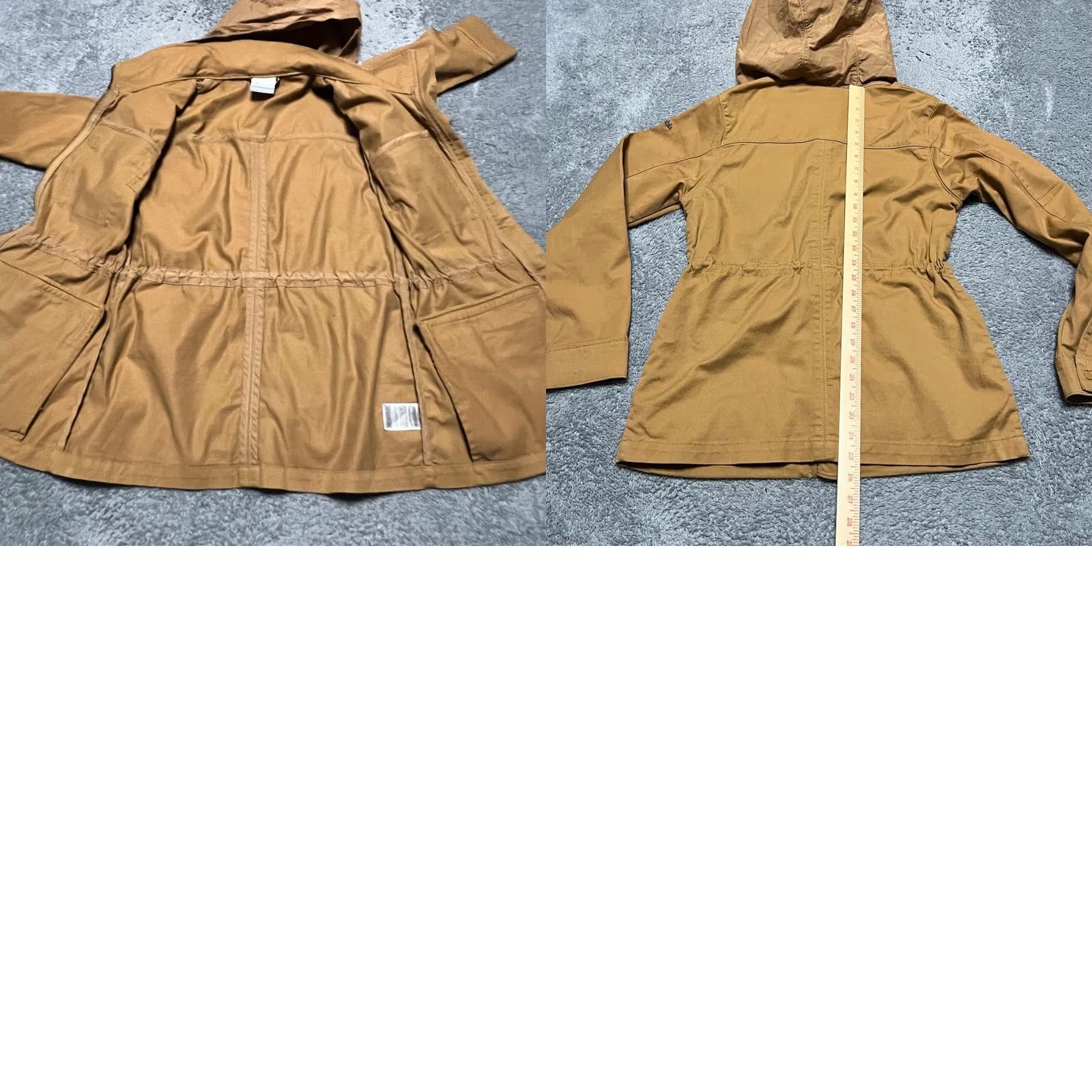 Vintage Columbia Coat Womens Small S Tummel Pines Chore Hooded Jacket Light Brown Brown Coat Women Small Columbia Coat Size S / US 4 / IT 40 - 8 Thumbnail