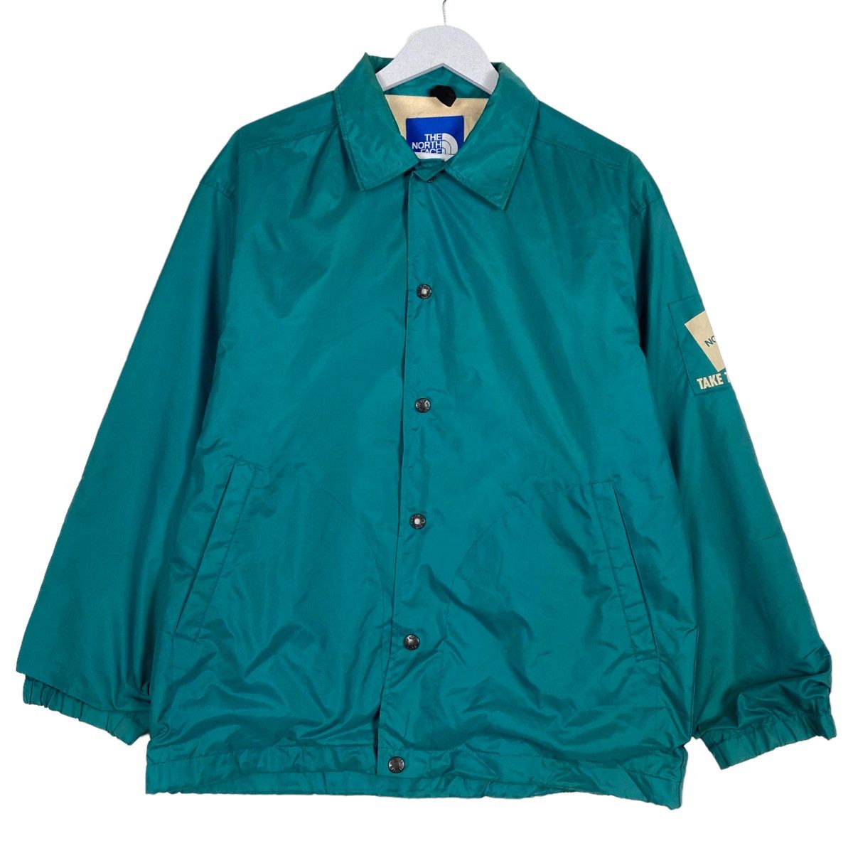 Nanamica × The North Face × Vintage 💥VINTAGE THE NORTH FACE SNAP WINDBREAKER BLUE LABEL JACKET Size US M / EU 48-50 / 2 - 1 Thumbnail
