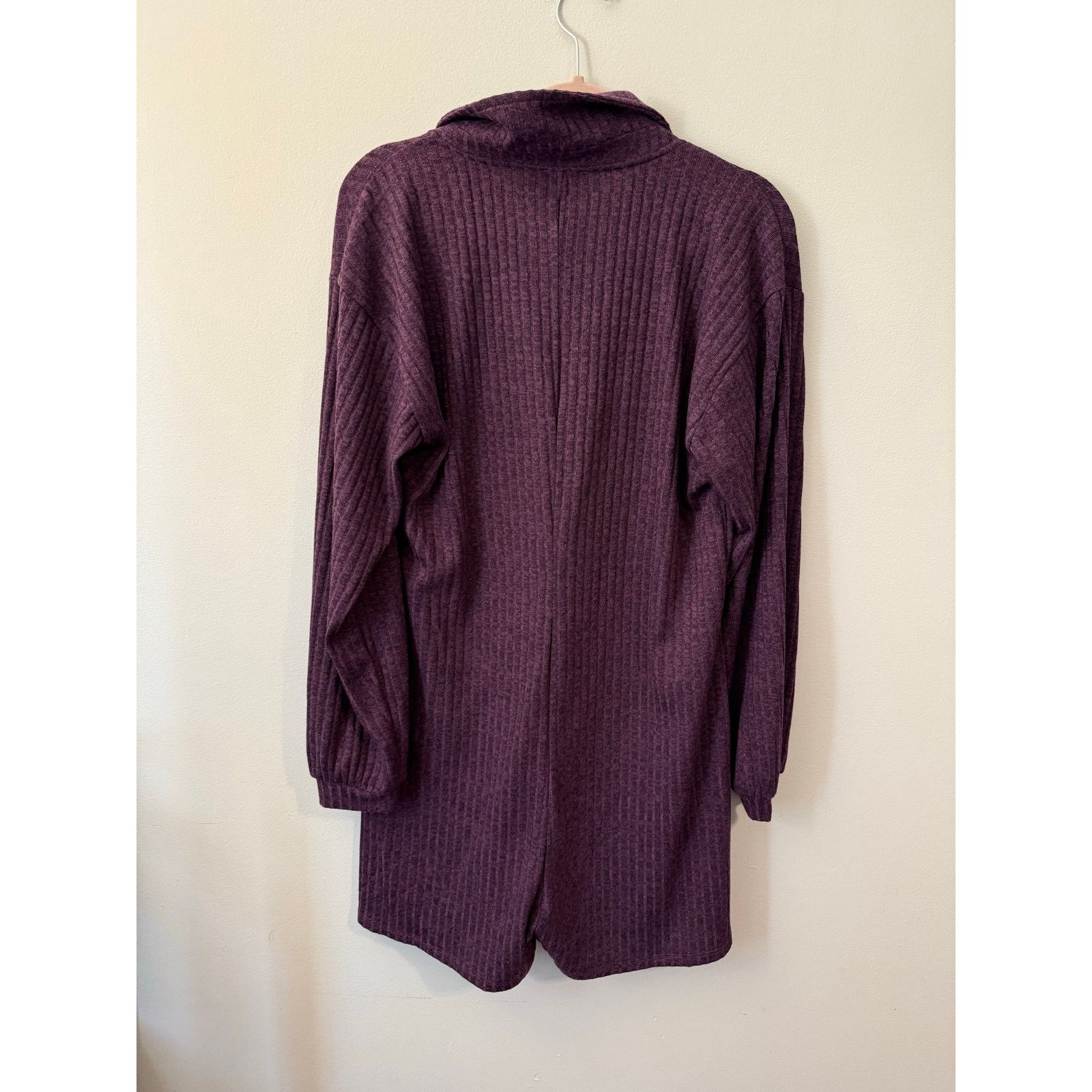 Onia Onia NWOT Ribbed Knit Long Sleeve Romper Large, MP $120 Size 34" / US 12 / IT 48 - 4 Thumbnail