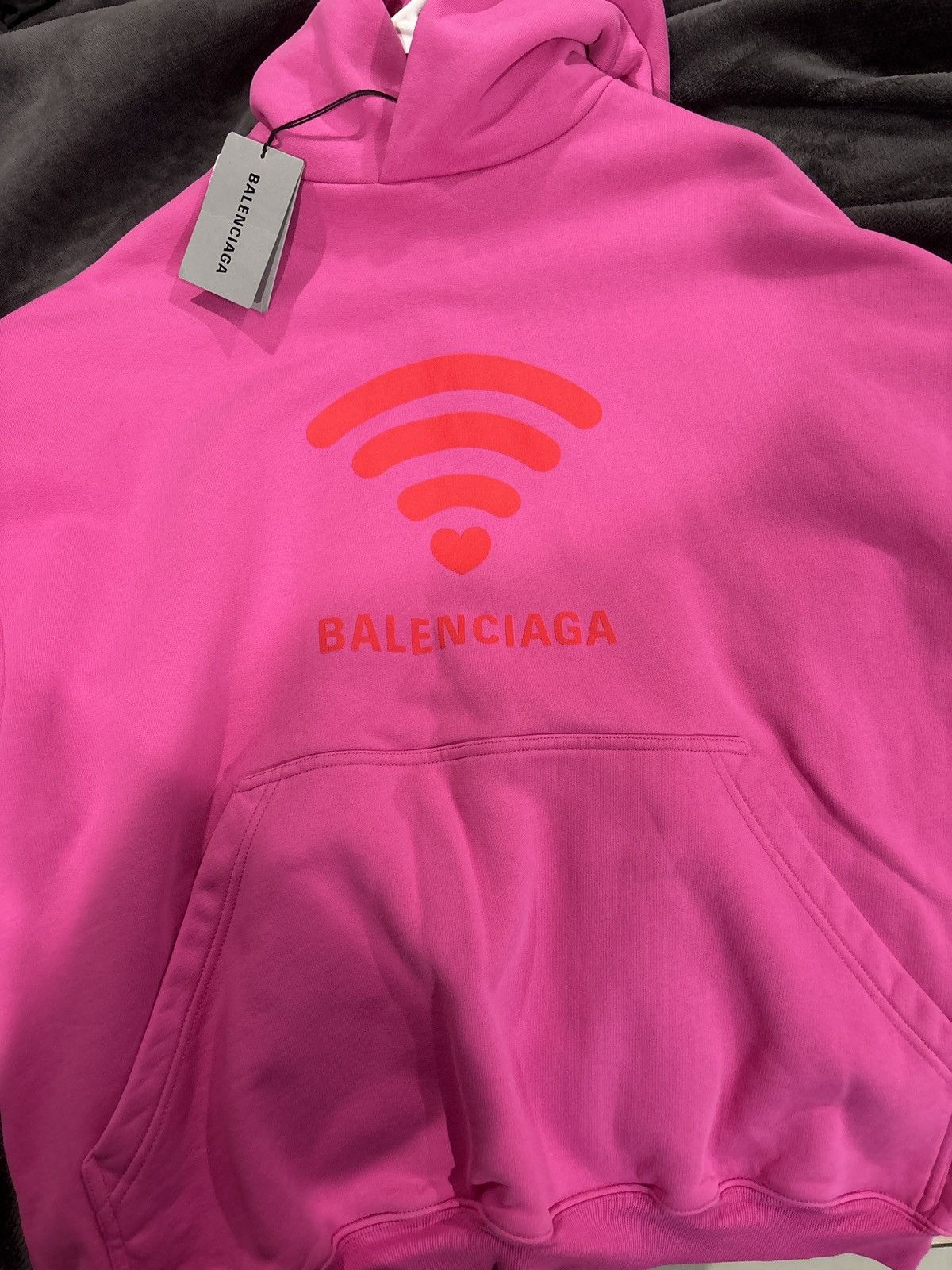 Balenciaga Balenciaga Wifi Hoodie Pink Size US S / EU 44-46 / 1 - 2 Thumbnail