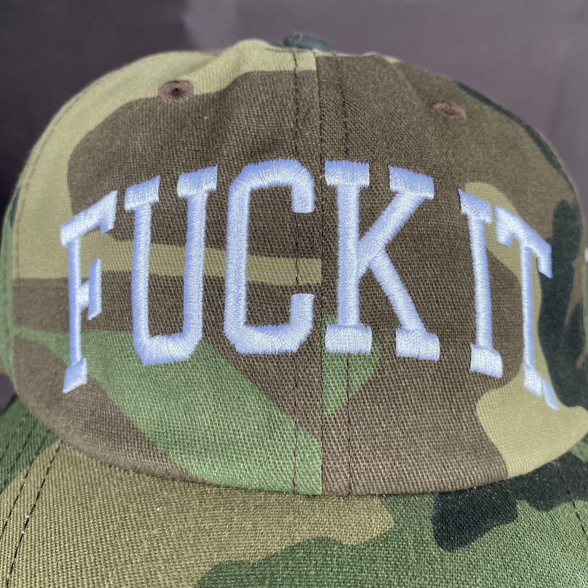 Huf HUF fuck it woodland camo cap Size ONE SIZE - 3 Thumbnail