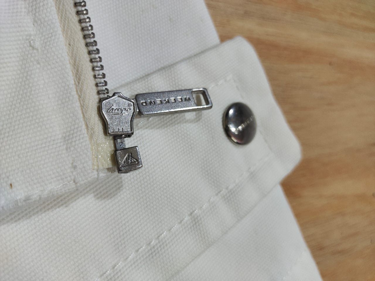 Max Mara MAX MARA WEEKEND LINE WHITE DENIM JACKET Size S / US 4 / IT 40 - 8 Thumbnail