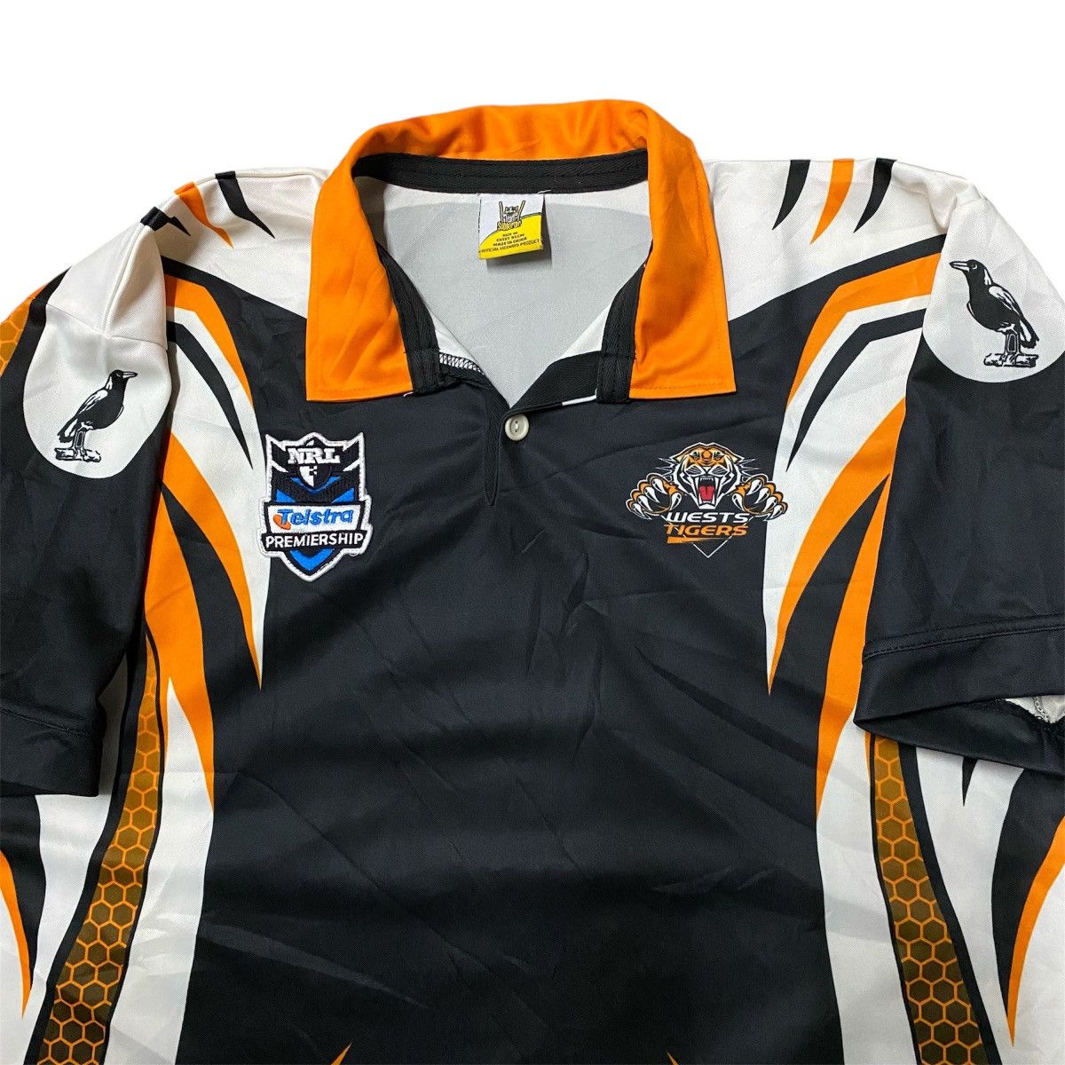 Vintage Vintage Wests Tigers NRL Jersey 2005 Size US L / EU 52-54 / 3 - 3 Thumbnail
