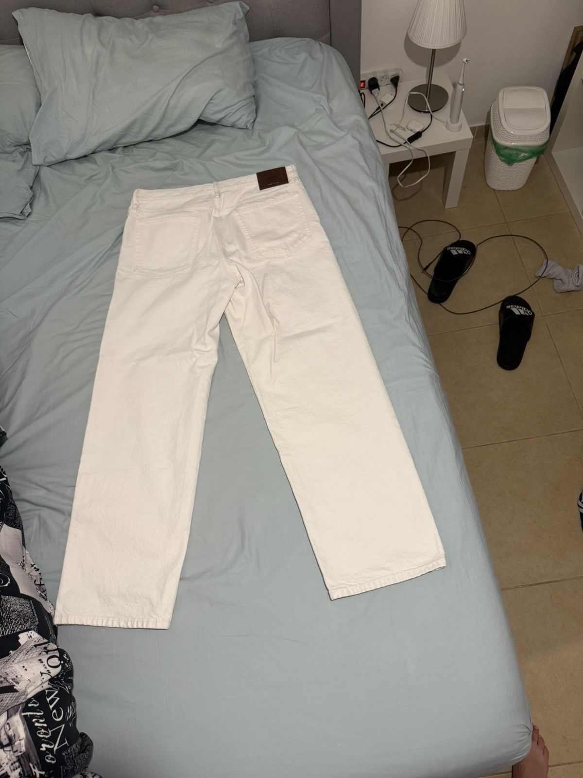 Zara Zara white denim jeans 90s archive Size US 32 / EU 48 - 5 Thumbnail
