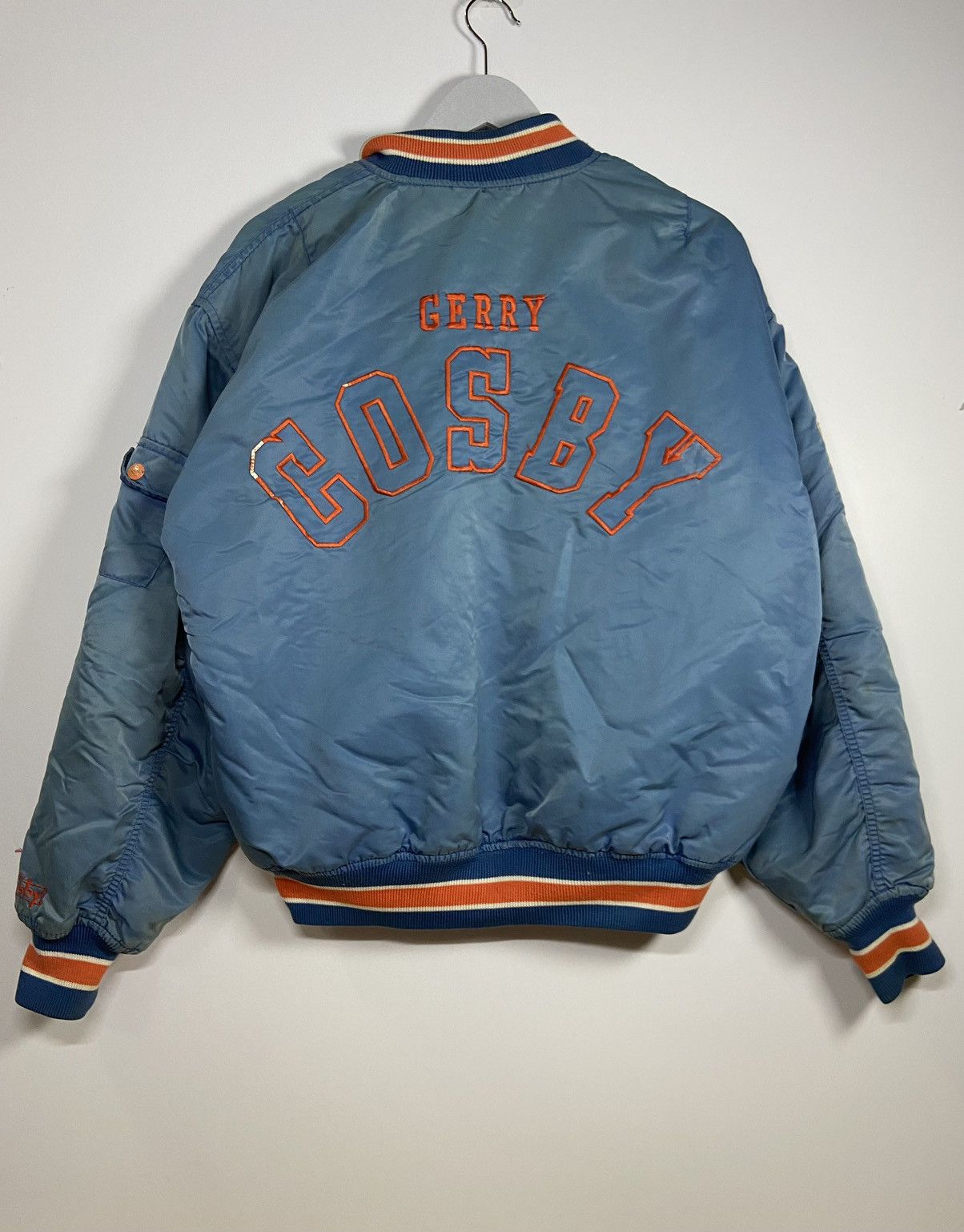 Vintage VINTAGE GERRY COSBY NEW YORK BOMBER JACKET Size US XXL / EU 58 / 5 - 10 Thumbnail