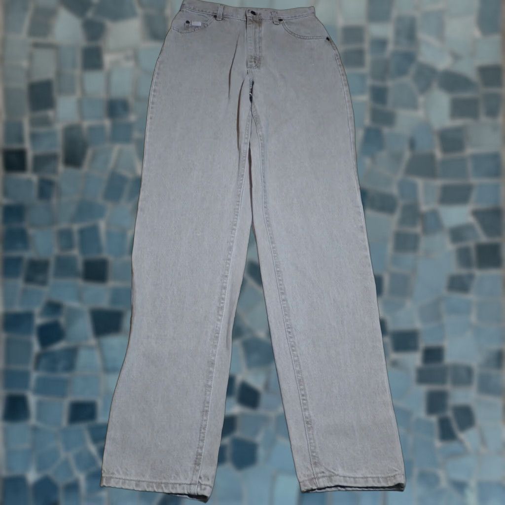 Lee Vintage Lee Women's High Waist Tapered Leg Jeans Size 12 Long Denim Made in USA Brown Size 29" - 1 Thumbnail