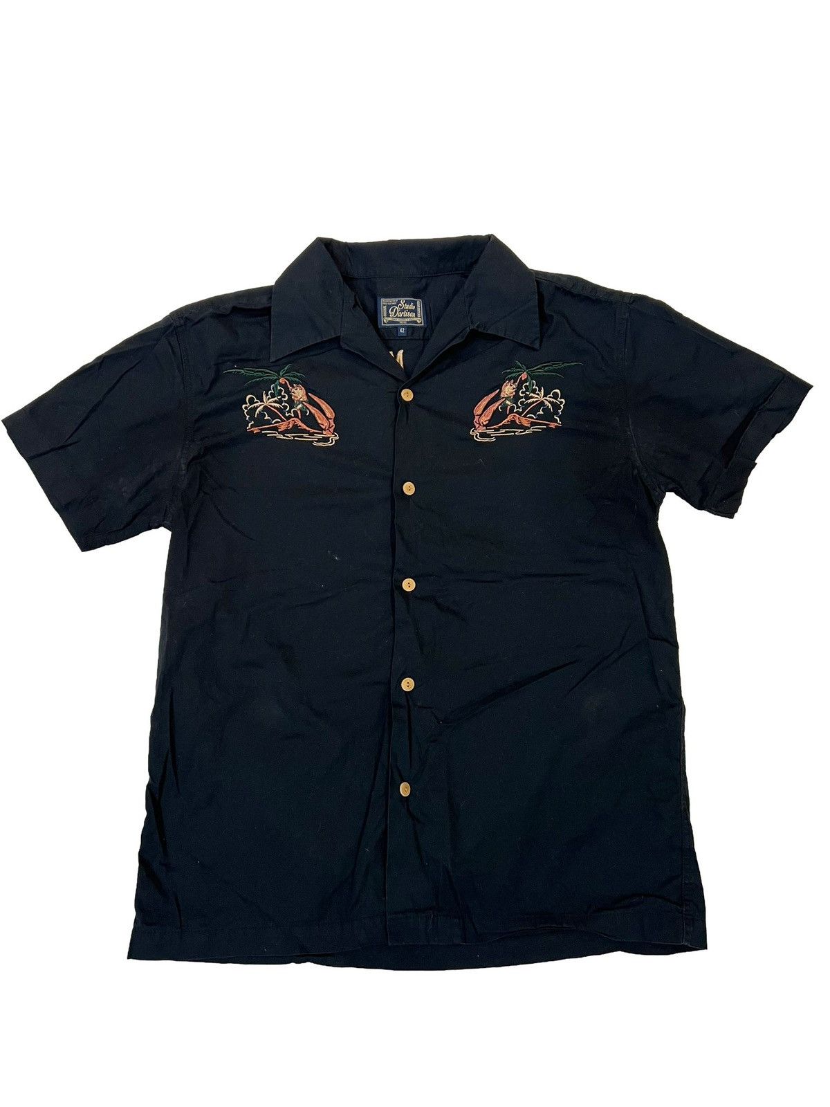 Studio D'Artisan Studio D’artisan embroidered work shirt Size US L / EU 52-54 / 3 - 2 Thumbnail