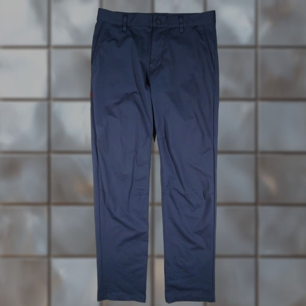 Rhone Rhone Mens Pants 31 Blue Chino Stretch Polyester 100020 Dress Commuter Golf Pocket 5-Pocket Inseam 31 Front Flat Front Straight Regular Size Type Mens Size US 31 - 1 Thumbnail