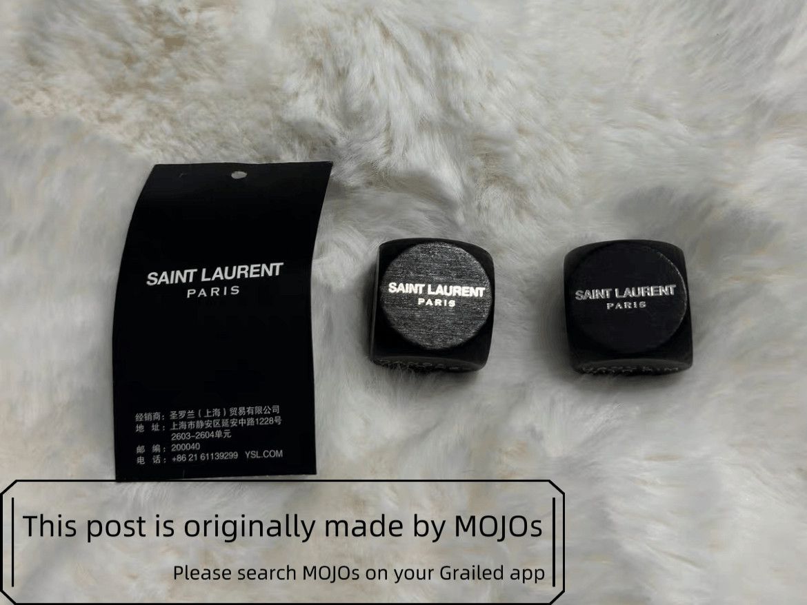 Saint Laurent Paris Saint Laurent Paris Drink Game Dice mojos19101022 Size ONE SIZE - 1 Thumbnail