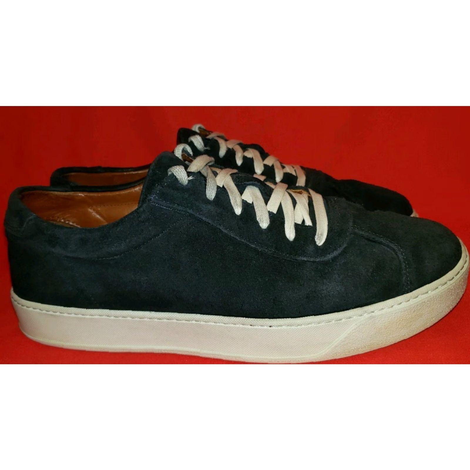 Allen Edmonds Allen Edmonds Men's Court Canal Suede Sneakers Size 10M Blue Model#3742 43869 Size US 10 / EU 43 - 5 Thumbnail