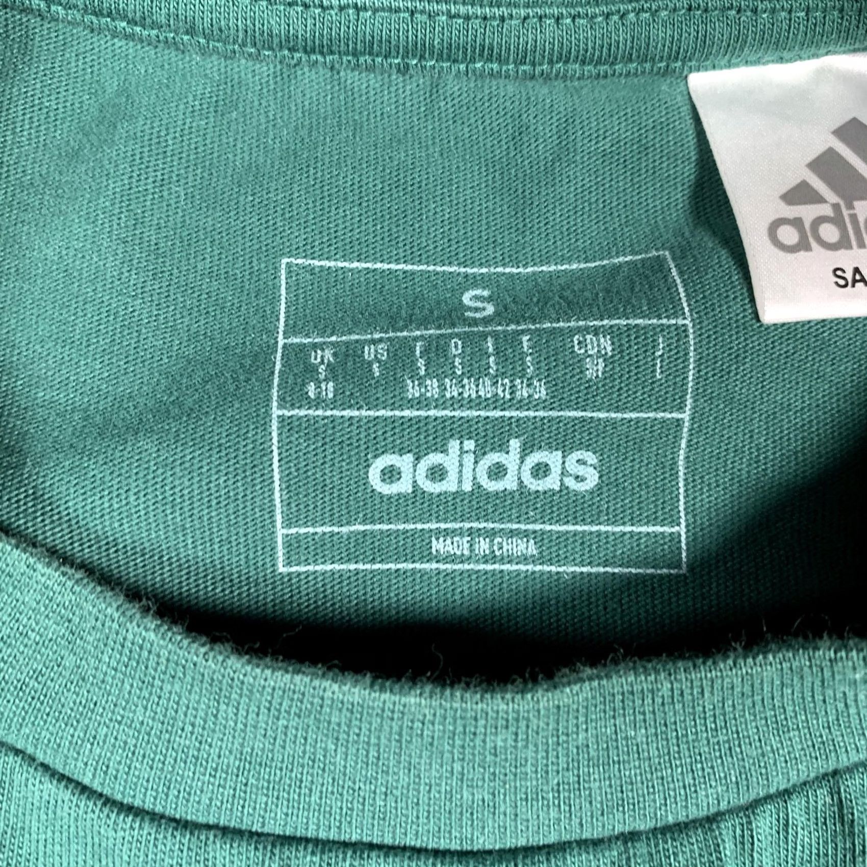 Adidas Adidas Golf Shirt Mens S Green Graphic Crest 1949 Sample Cotton Athletic Tee Size US S / EU 44-46 / 1 - 6 Thumbnail