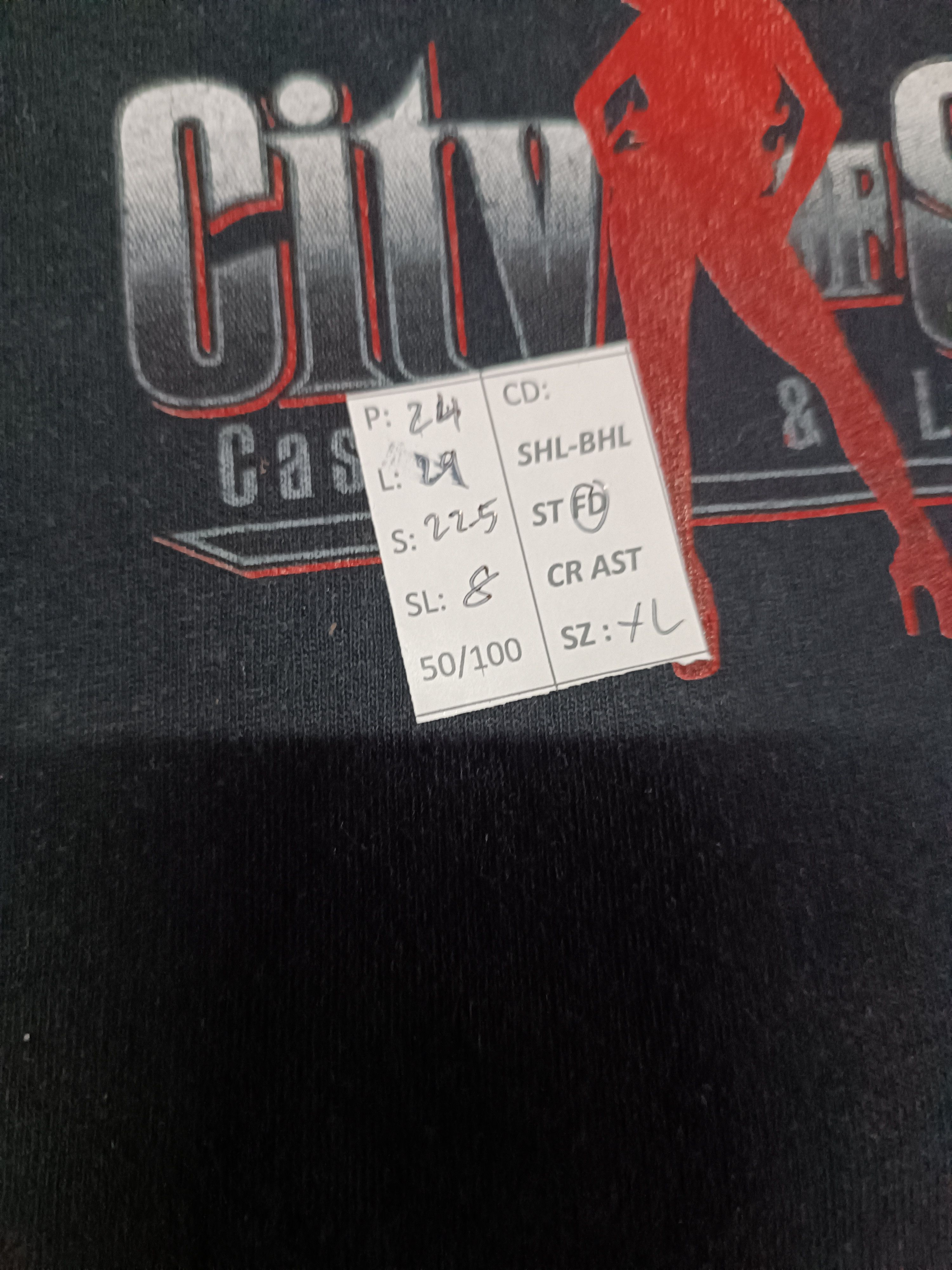 Other VINTAGE CITY OF SIN CASINO SEXY HUMOR RARE VEGAS GAME TEE Size US XL / EU 56 / 4 - 14 Thumbnail