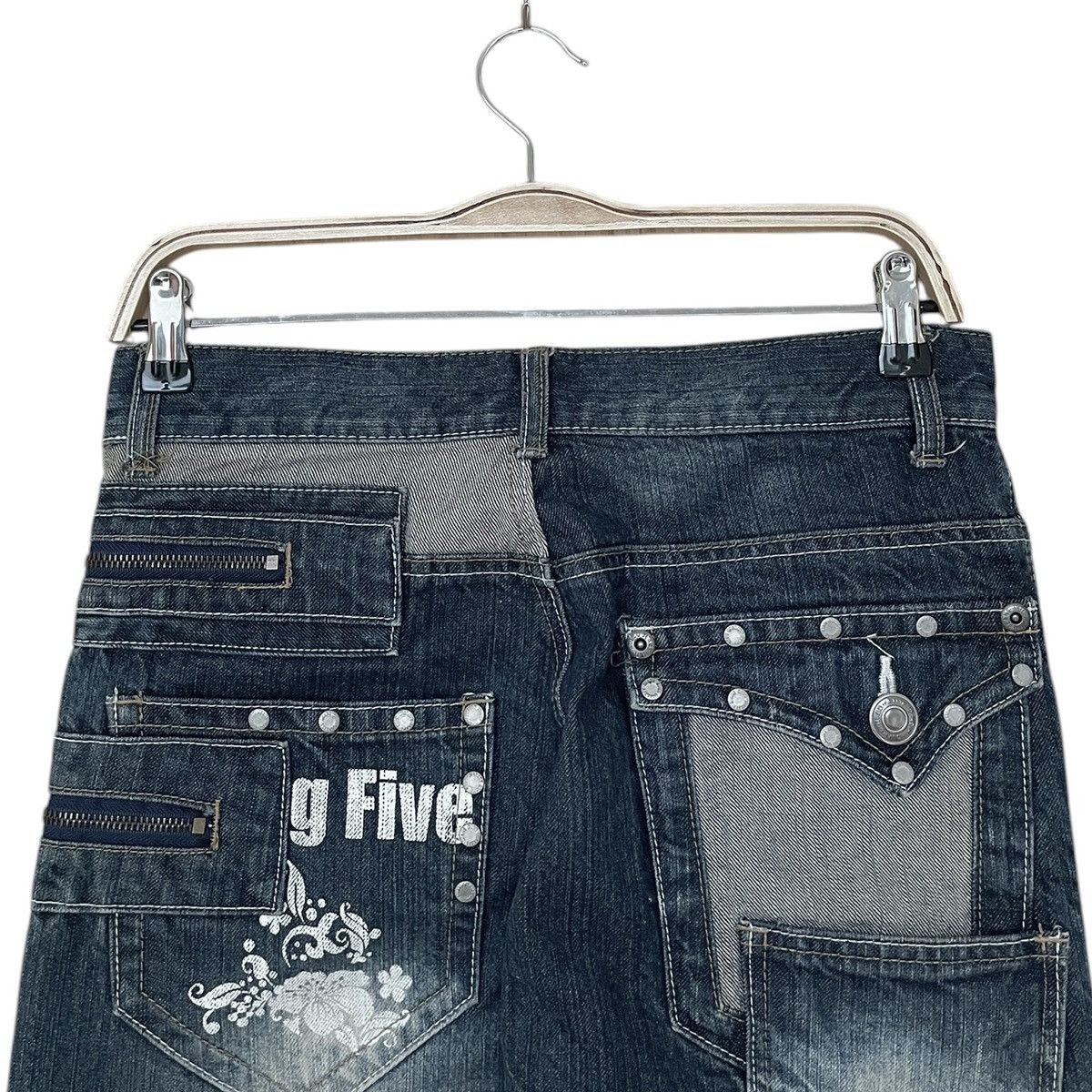If Six Was Nine × Japanese Brand × Vintage Vintage Japanese Brand Paddling Tactical Jeans 2000s Size US 31 - 4 Thumbnail