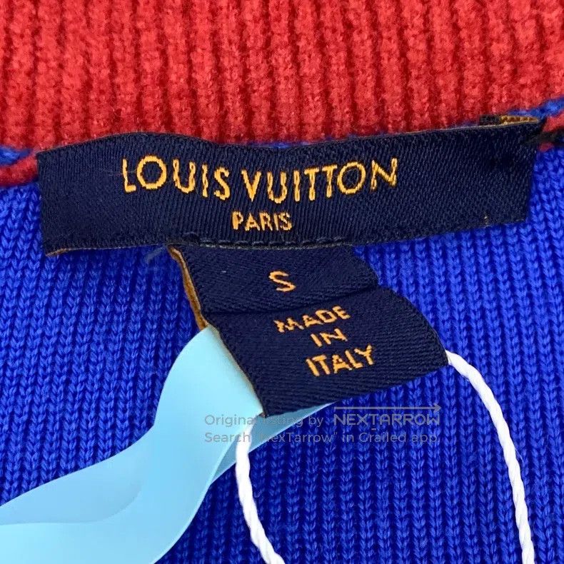 Louis Vuitton Louis Vuitton Navy logo cotton lapel zip-up long-sleeve ja Size US S / EU 44-46 / 1 - 5 Thumbnail