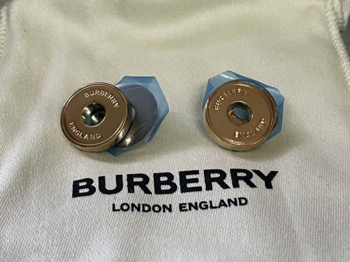 Burberry Burberry light gold earring unisex Size ONE SIZE - 5 Thumbnail