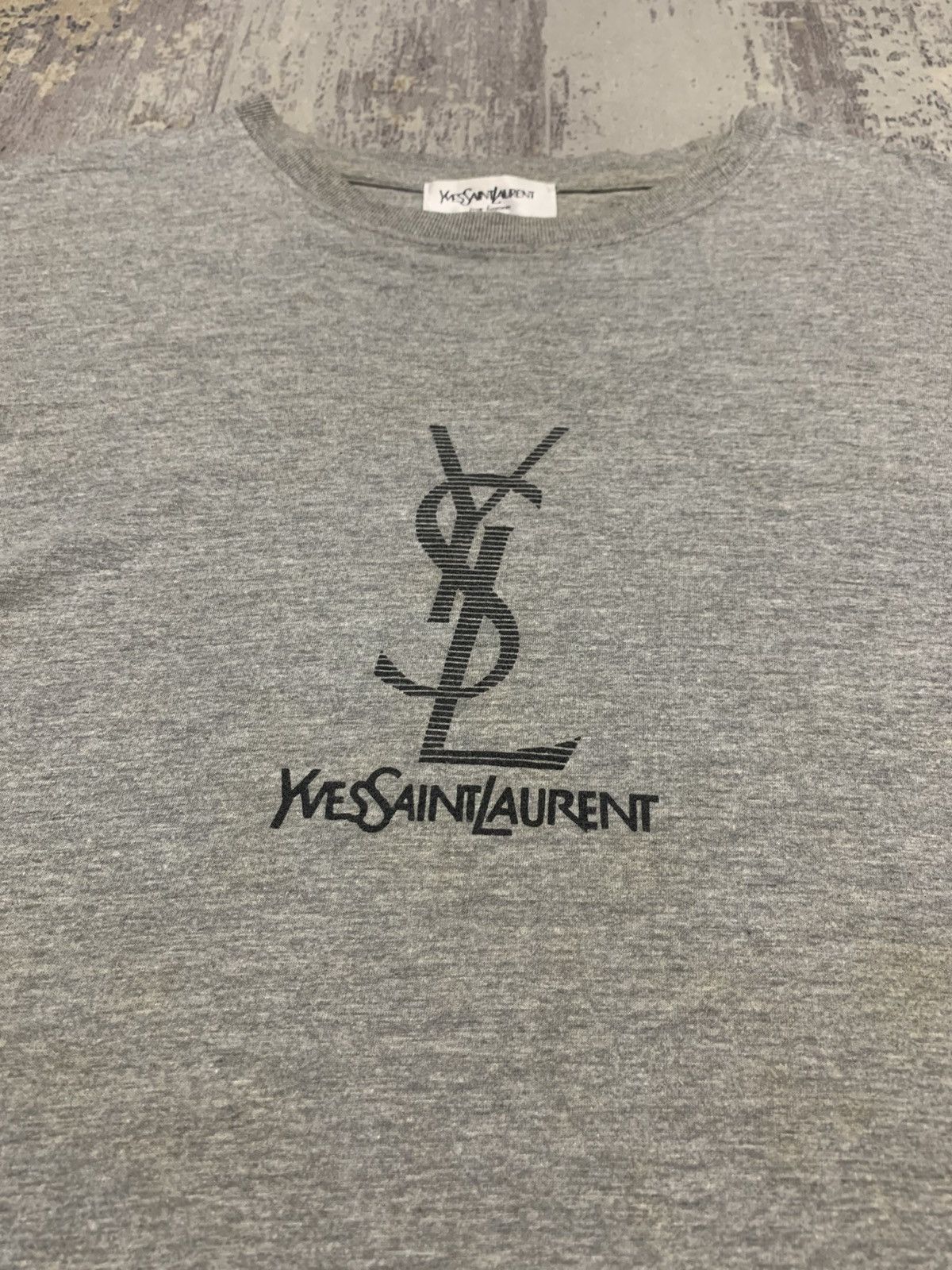 Yves Saint Laurent Vintage YSL Pour Homme Yves Saint Laurent Tshirt Size US L / EU 52-54 / 3 - 2 Thumbnail