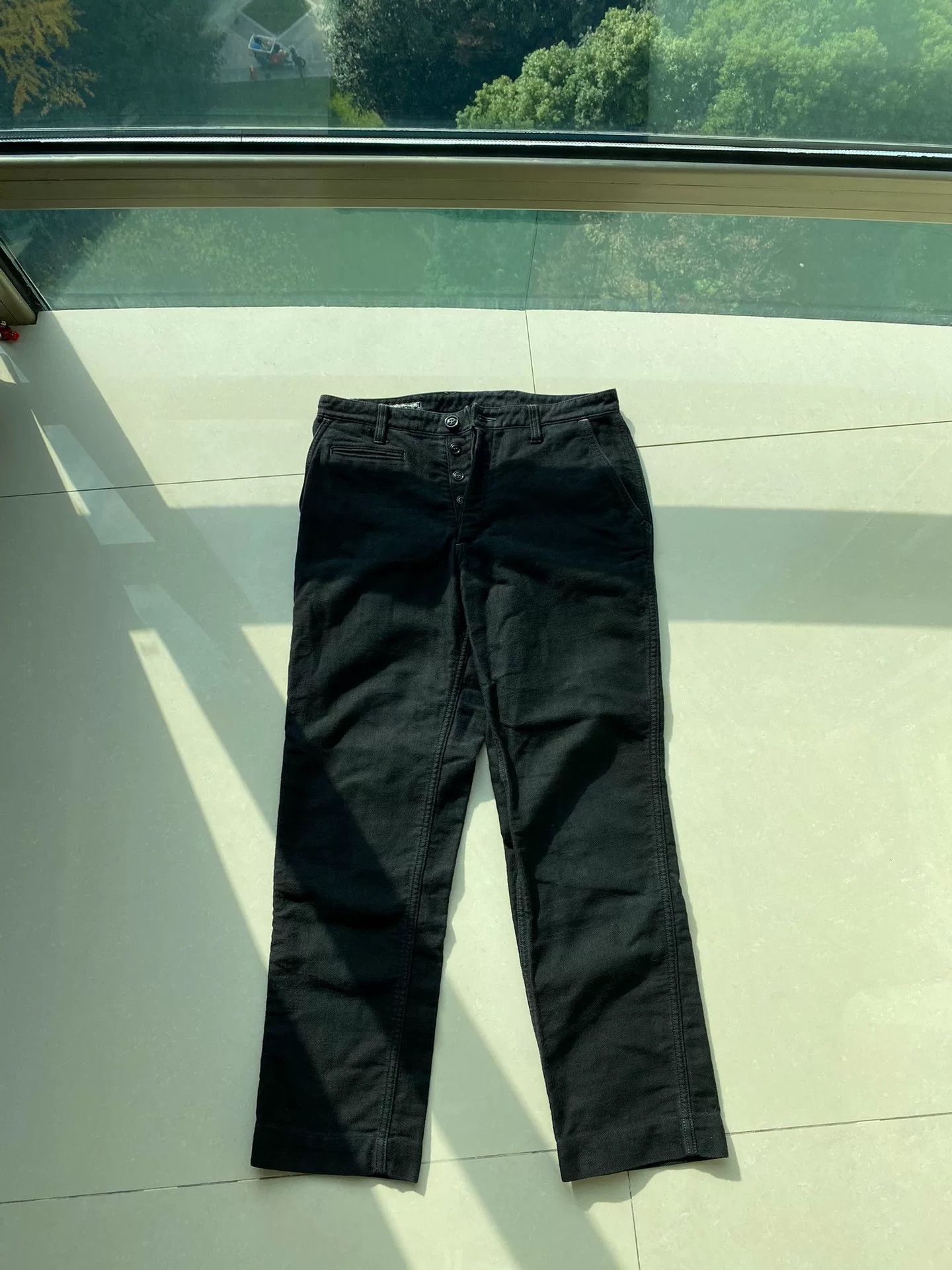 Freewheelers bootleggers dylan black pants with skull design Size US 38 / EU 54 - 1 Thumbnail