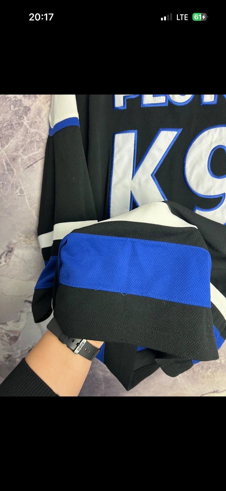 Disney Crazy Y2K! Vintage Disney Pluto K9 ice hockey jersey ! Size US M / EU 48-50 / 2 - 12 Thumbnail