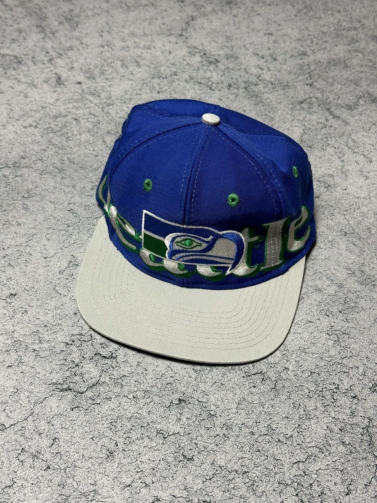 Logo 7 Vintage Seattle Seahawks NFL Logo 7 Cap Size ONE SIZE - 8 Thumbnail
