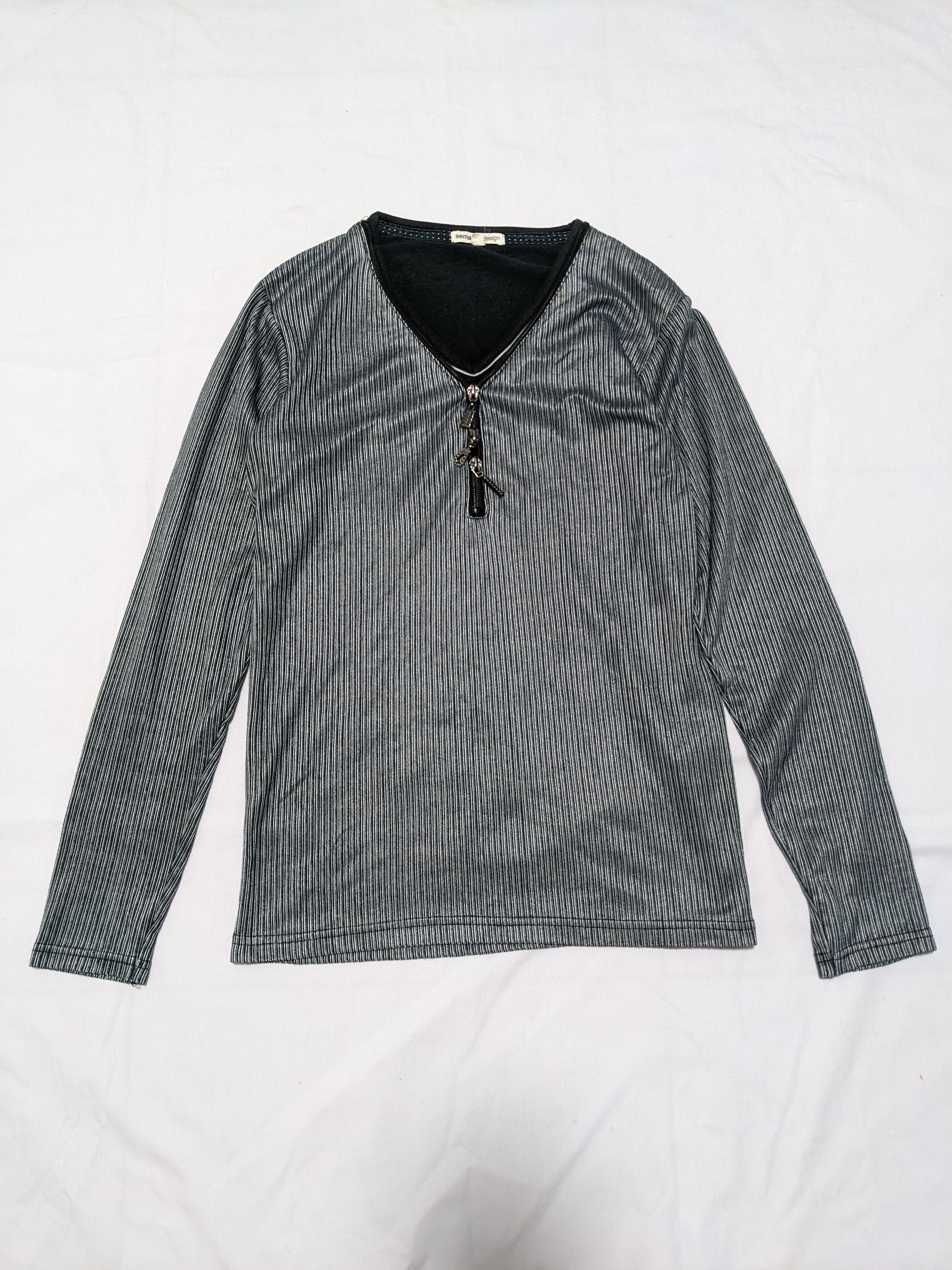 Hysteric Glamour × If Six Was Nine × Japanese Brand Semantic Design Triple Zip Puller Double Layer Shirt Size US S / EU 44-46 / 1 - 1 Thumbnail