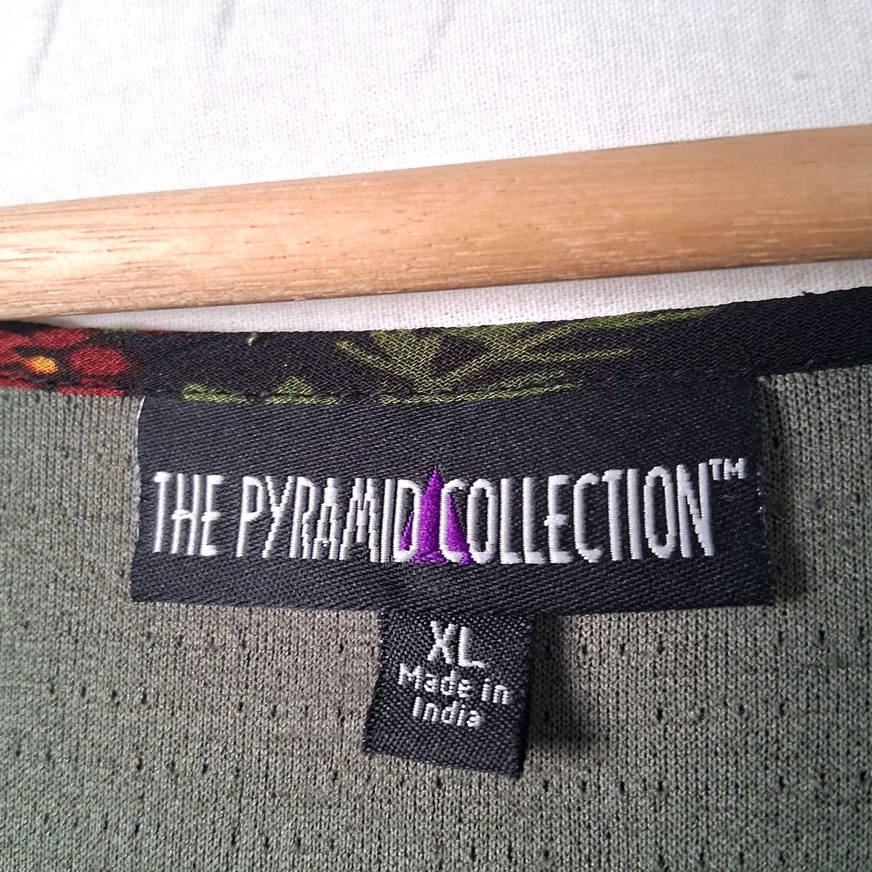 Vintage VINTAGE The Pyramid Collection Dress XL Black Knit Sheer Floral Long Slv Whimsigoth Witchy Size XL / US 12-14 / IT 48-50 - 3 Thumbnail