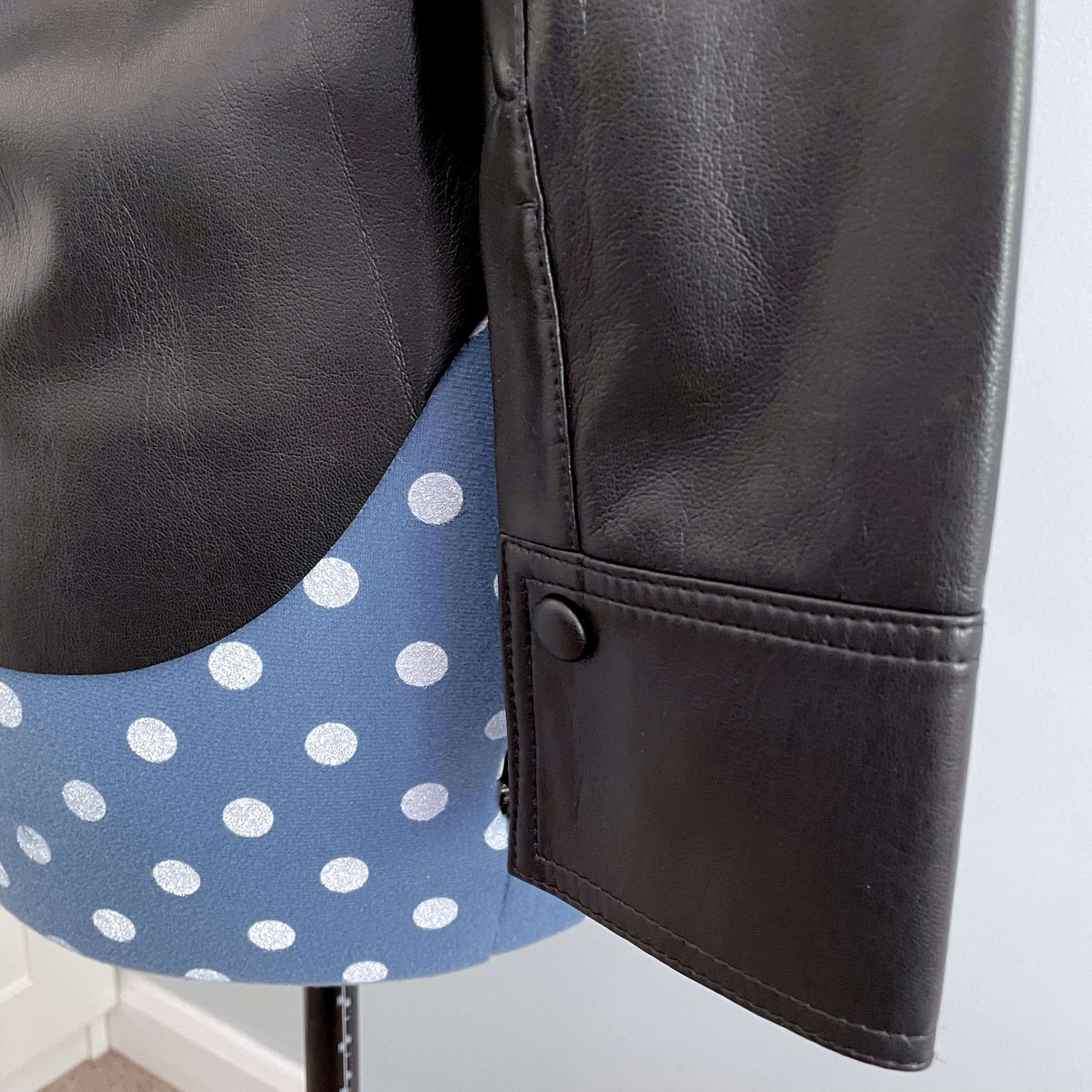 Nanushka Nanushka Black Naum Okobor™ vegan leather shirt jacket, S Size S / US 4 / IT 40 - 7 Thumbnail