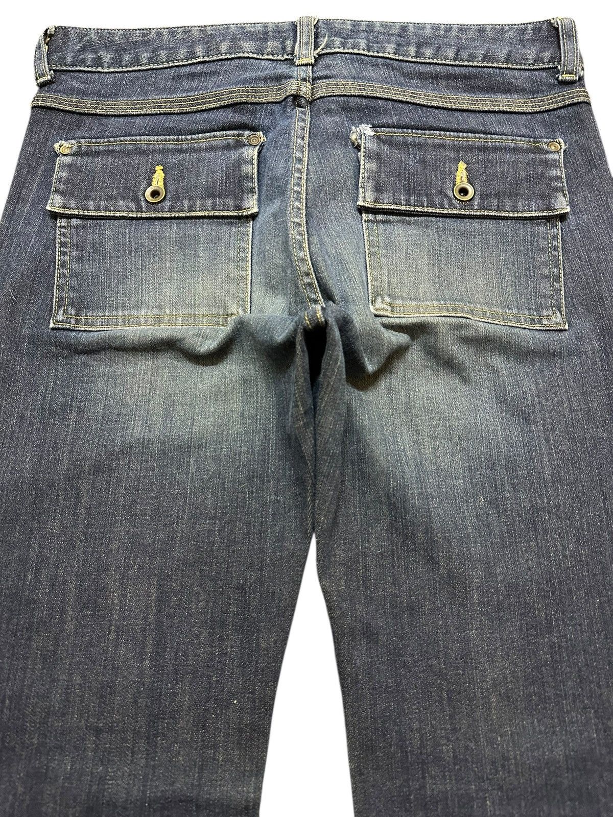 Hysteric Glamour Vintage Japanese Brand Faded Wash Style Flare Jeans Size US 30 / EU 46 - 5 Thumbnail