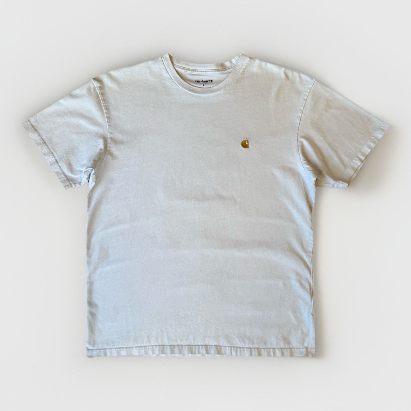 Carhartt Wip Carhartt WIP Chase Shirt Large White Minimalist New York Size US L / EU 52-54 / 3 - 1 Thumbnail