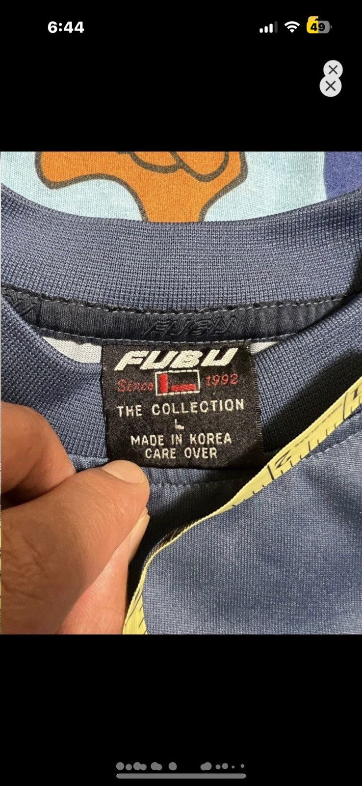 Fubu ***FINAL DROP***RARE 00s FUBU GRADIENT SHORT SLEEVE SHIRT L Size US L / EU 52-54 / 3 - 5 Thumbnail