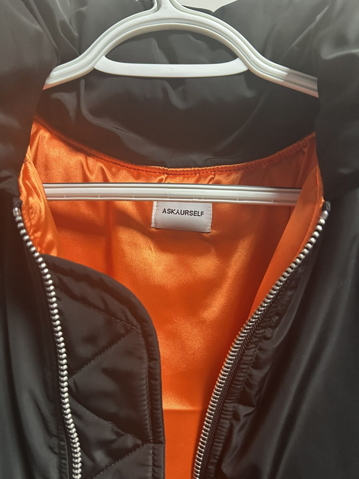 Askyurself Askyurself balck bomber jacket size M Size US M / EU 48-50 / 2 - 4 Thumbnail