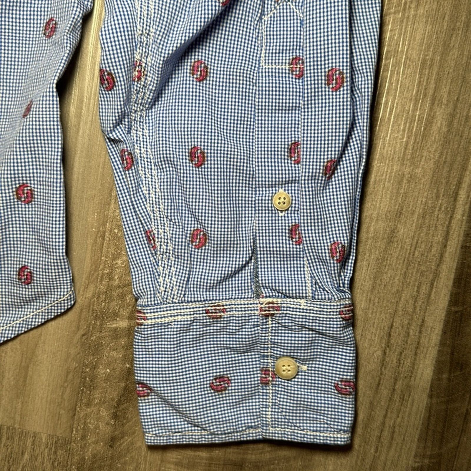 Robert Graham Robert Graham Jeans Tailored Fit Long Sleeve - Large Size US L / EU 52-54 / 3 - 4 Thumbnail