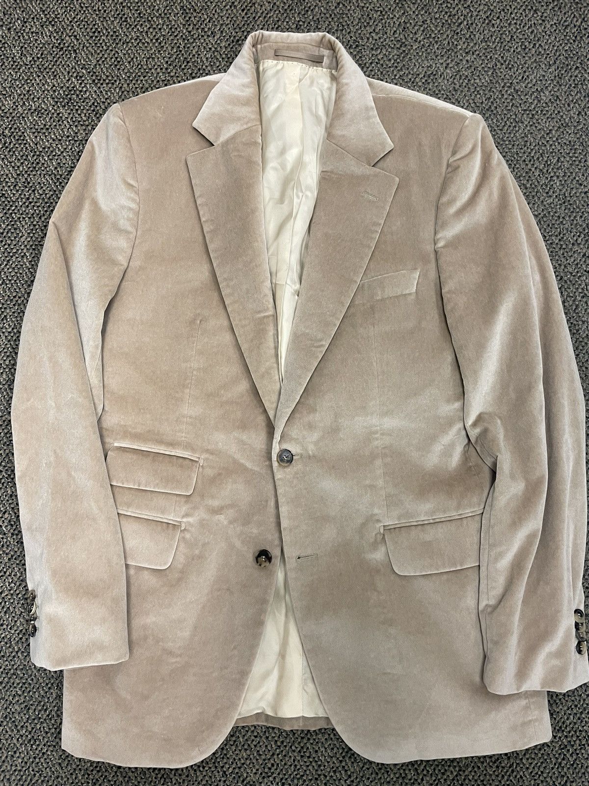 Hugo Boss Ticket Pocket Velvet Jacket Size 38R - 13 Thumbnail