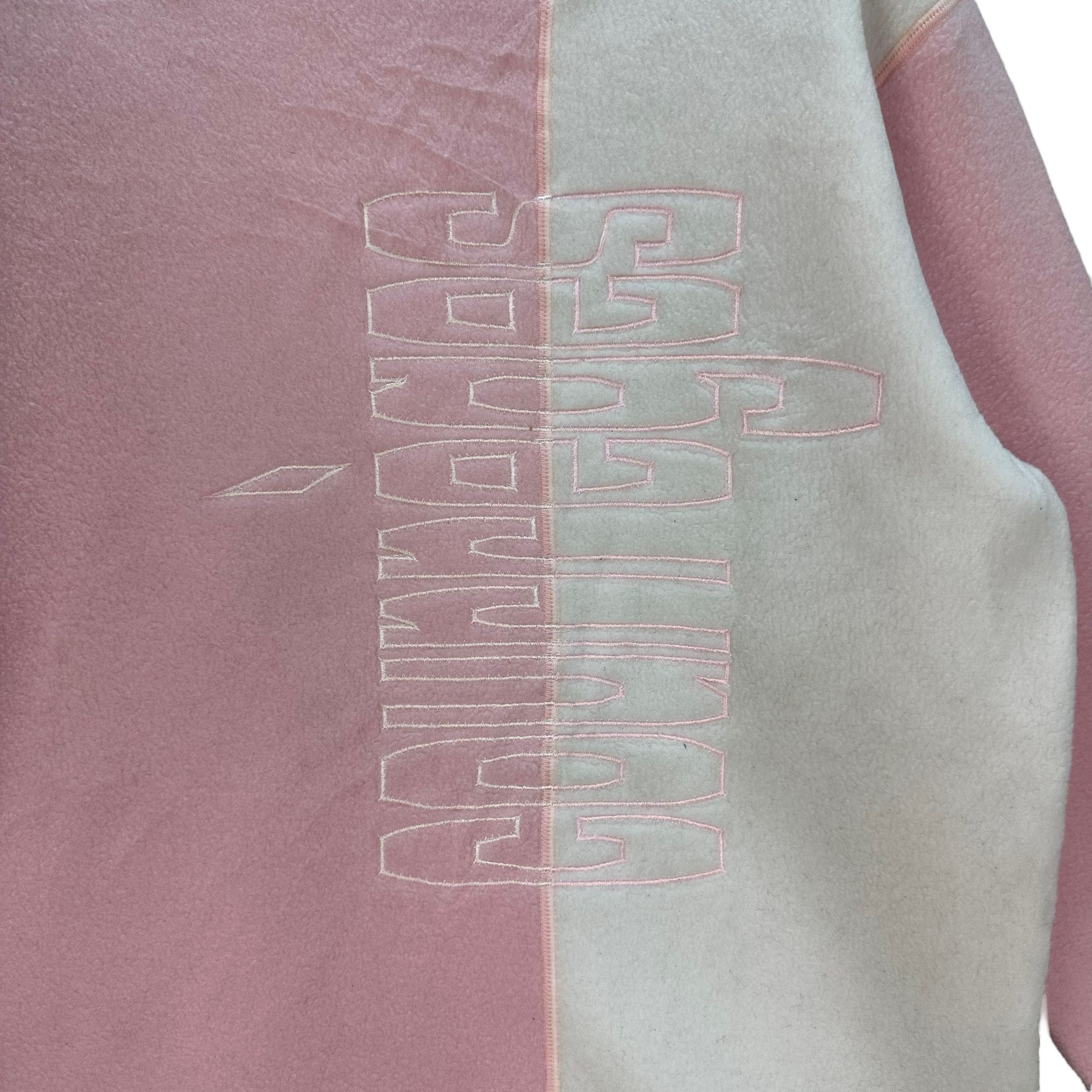 Courreges COURREGES BIG LOGO COLORBLOCK FLEECE HOODIE #8285-001 Size US S / EU 44-46 / 1 - 4 Thumbnail
