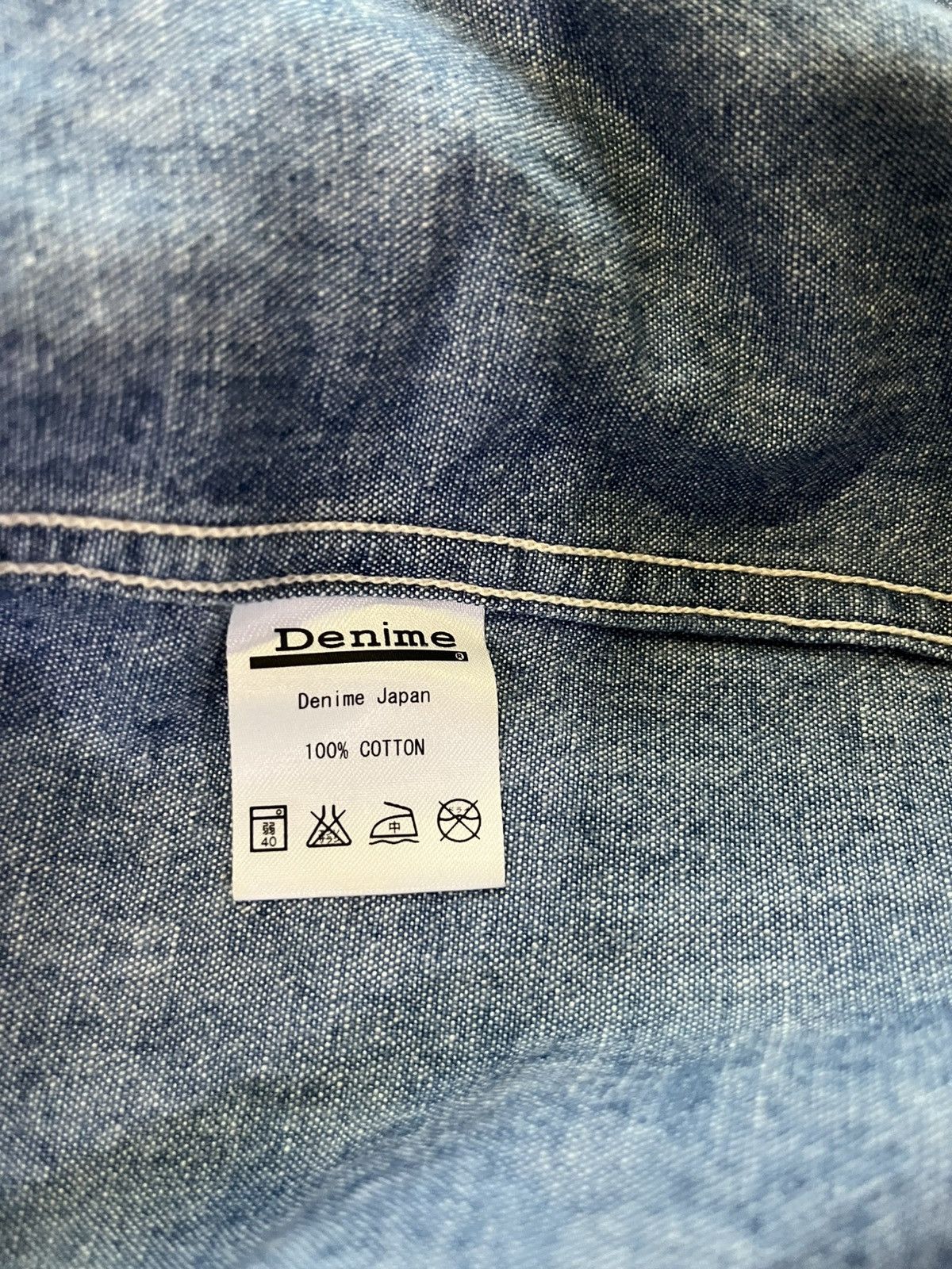 Denime Denime Selvedge Chambray Denim Work Shirt Size US S / EU 44-46 / 1 - 12 Thumbnail