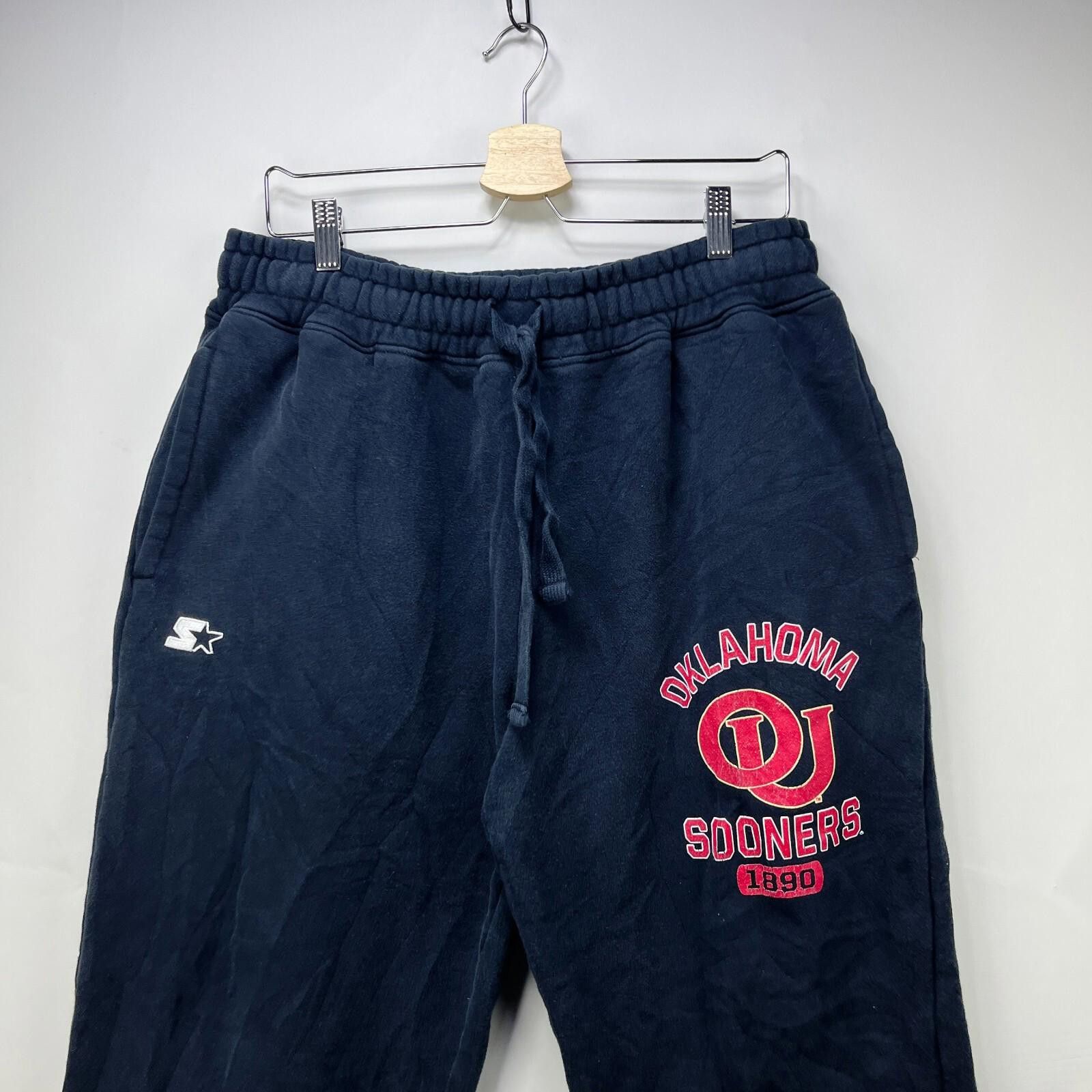 Starter Vintage Starter Oklahoma Sooners Sweatpants Large Size US 34 / EU 50 - 2 Thumbnail