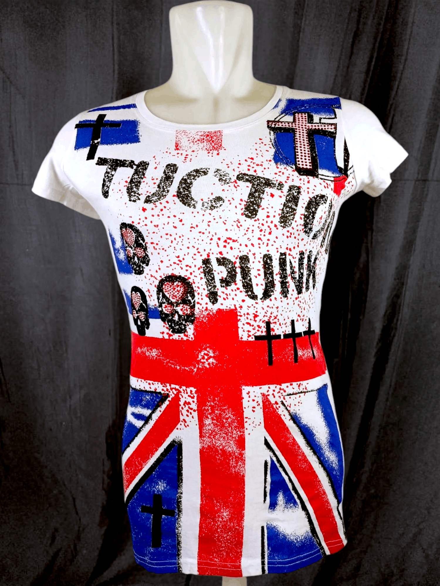 Japanese Brand Tuction Punk Short Sleevess Tsirth Size US M / EU 48-50 / 2 - 17 Thumbnail