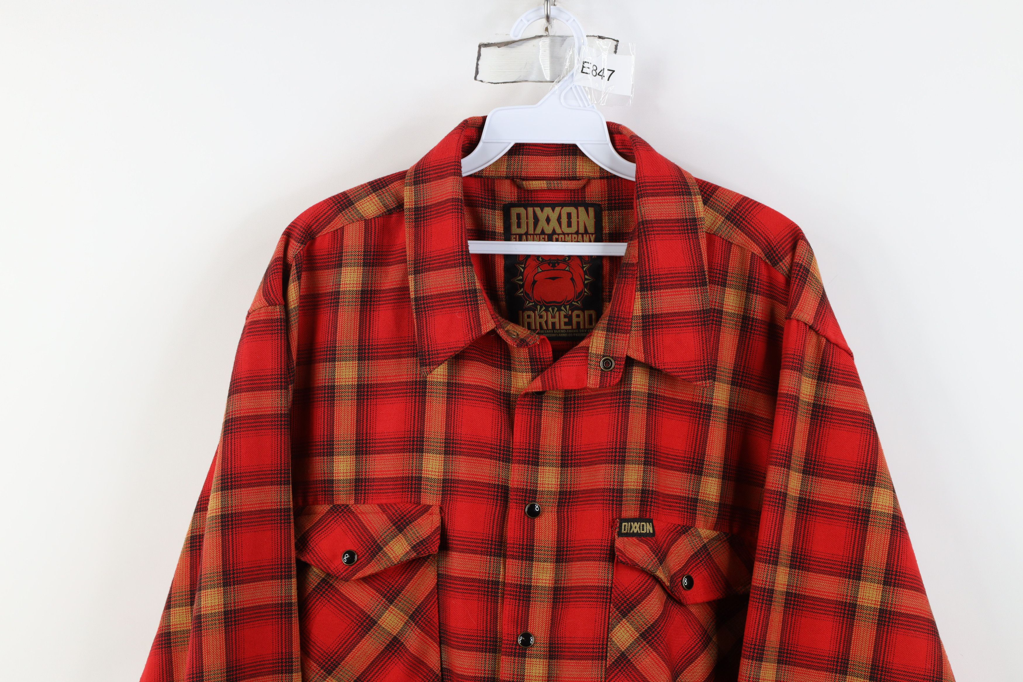 Vintage Dixxon Flannel Company Snap Button Collared Shirt Plaid Size US XXL / EU 58 / 5 - 2 Thumbnail