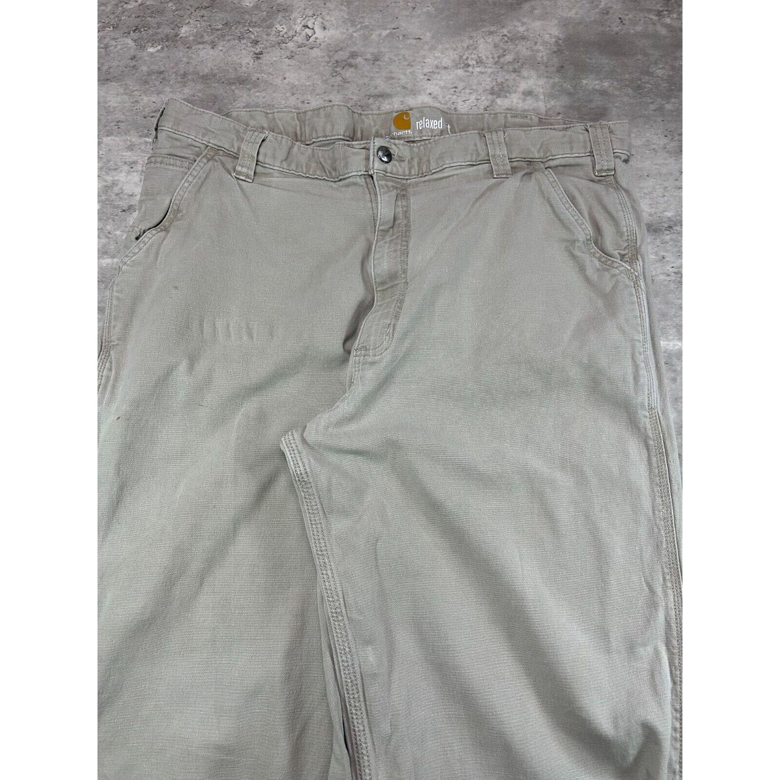 Carhartt Carhartt Relaxed Fit Canvas Workwear Five Pocket Pants Sz 38 Size US 38 / EU 54 - 4 Thumbnail