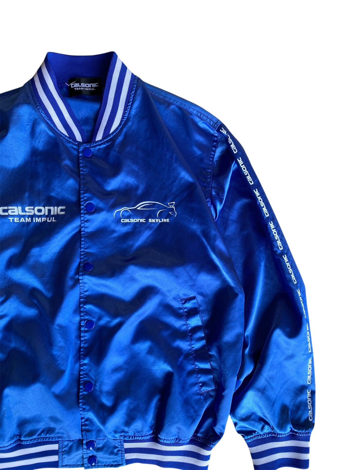 Sports Specialties Toyota Calsonic skyline team button nylon jacket Size US M / EU 48-50 / 2 - 3 Thumbnail