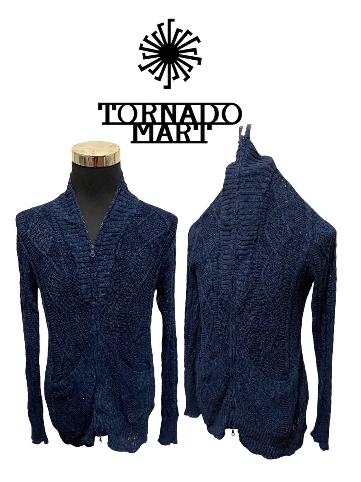 Japanese Brand × Tornado Mart Tornado Mart Aero Knitwear Size US M / EU 48-50 / 2 - 1 Thumbnail