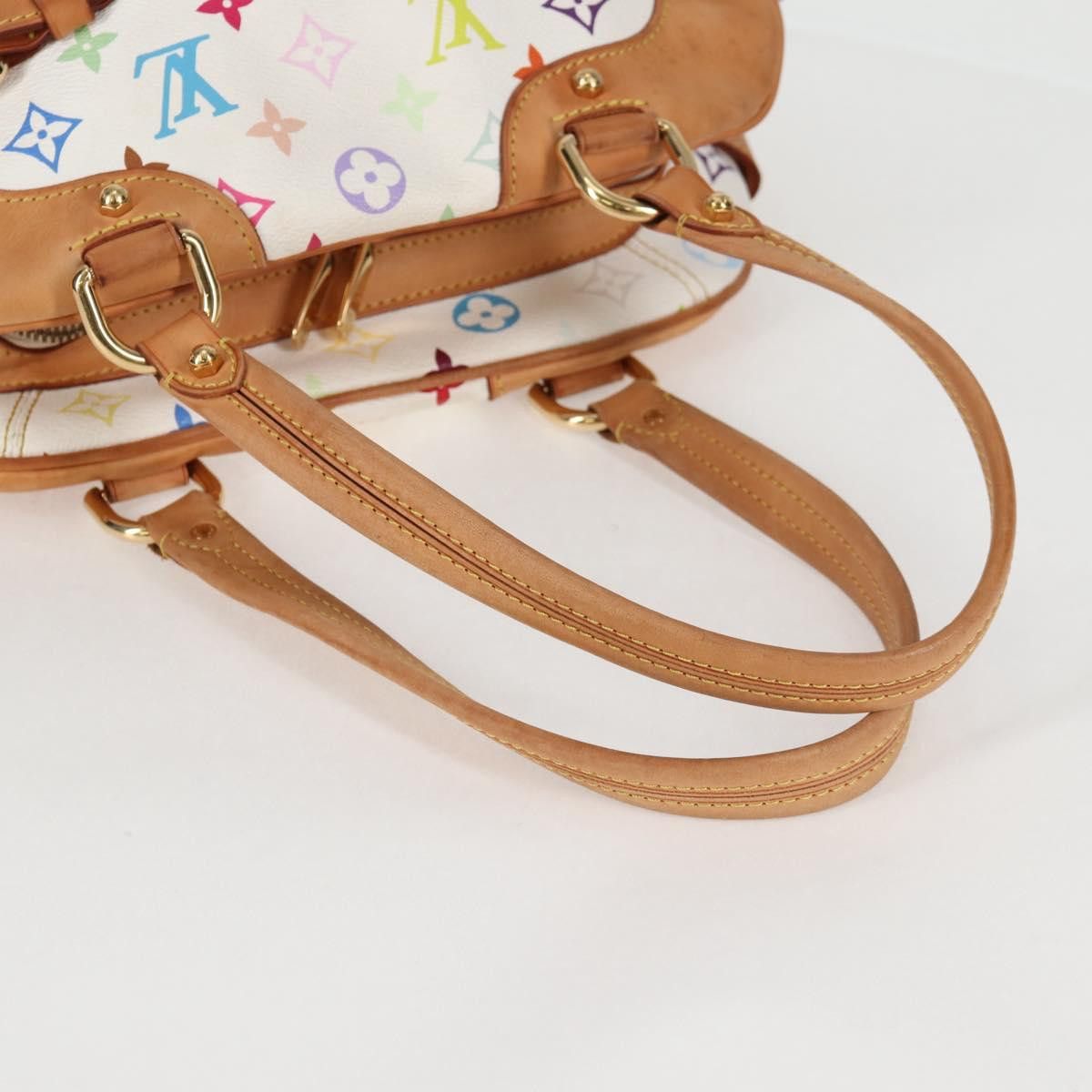 Louis Vuitton LOUIS VUITTON Monogram Multicolor Claudia Hand Bag White Size ONE SIZE - 8 Thumbnail