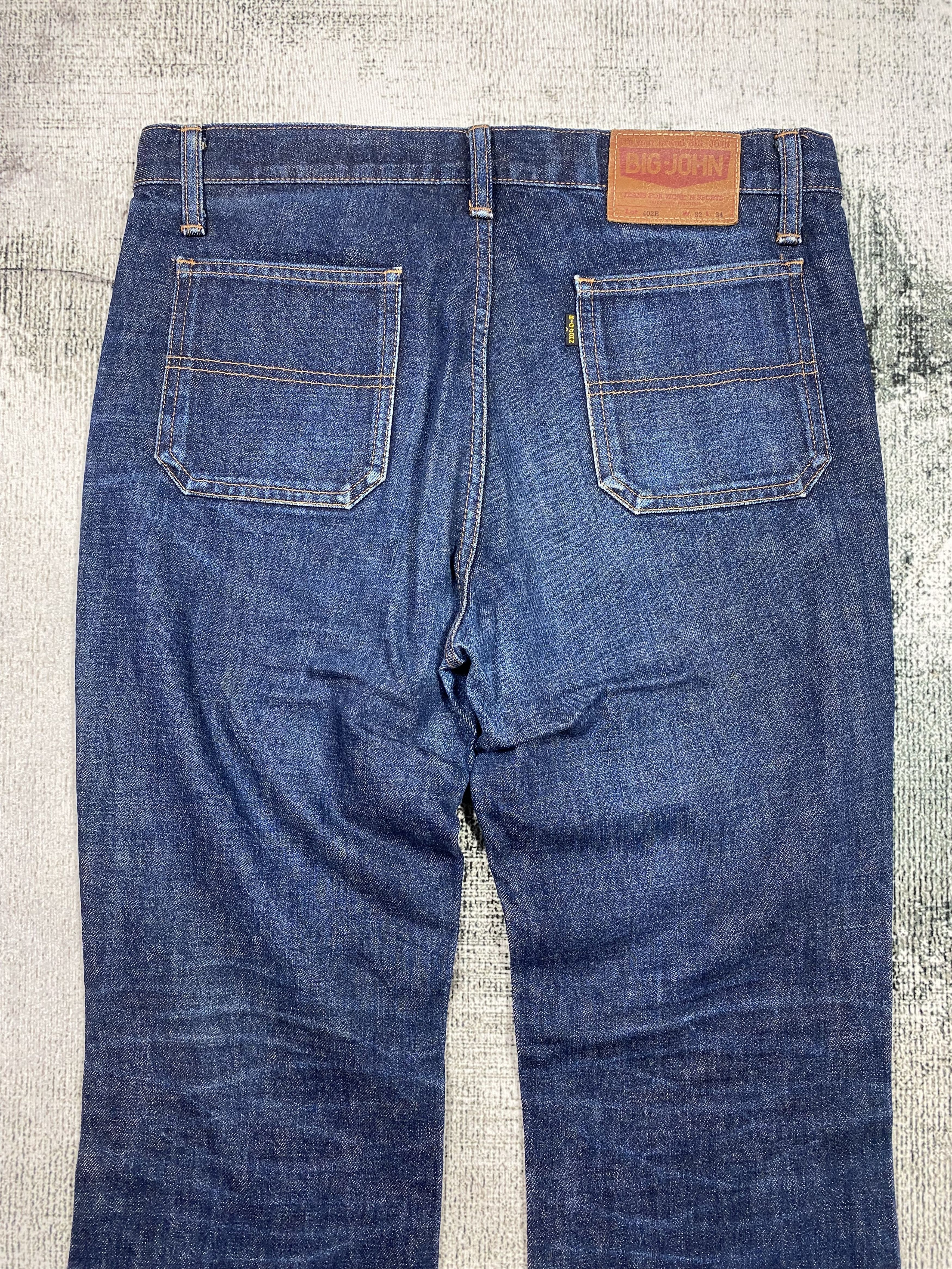 Big John RARE🔥Super Flare Bell Bottoms Jeans SCOVILL Vintage Size US 32 / EU 48 - 10 Thumbnail