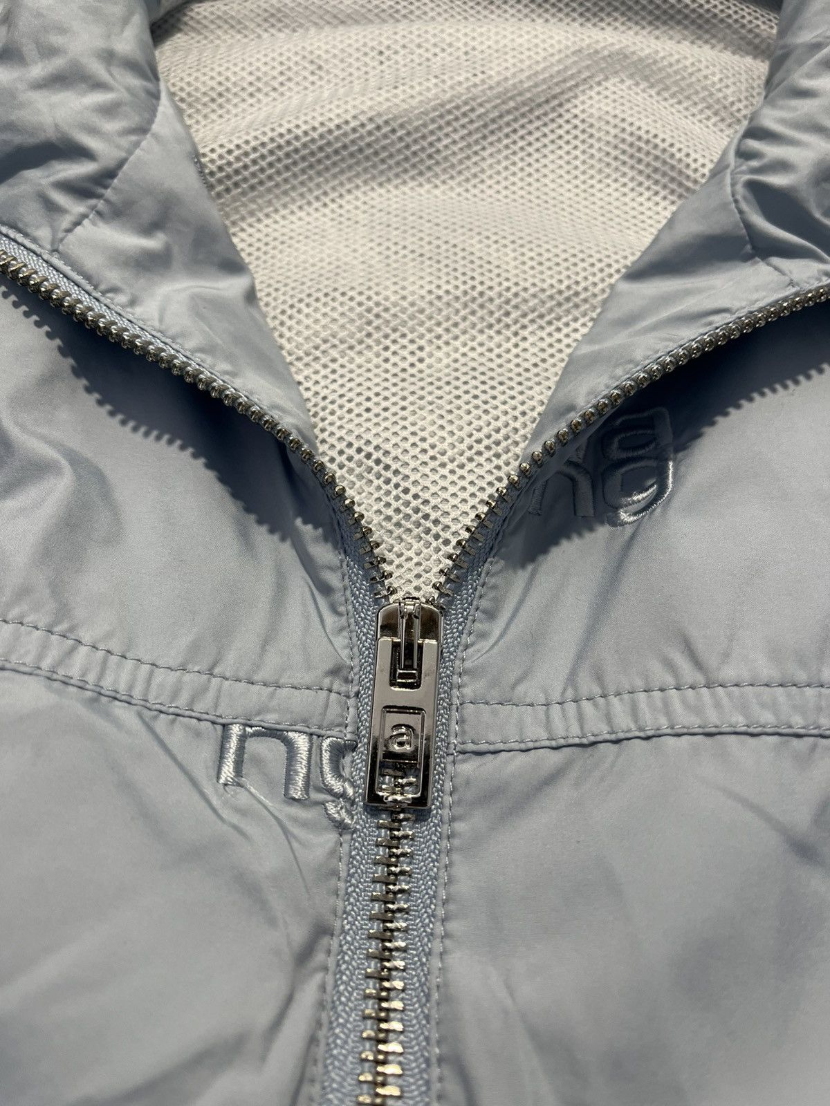 Alexander Wang Alexander Wang Nylon Track Jacket Light Blue Oversize Size M / US 6-8 / IT 42-44 - 5 Thumbnail
