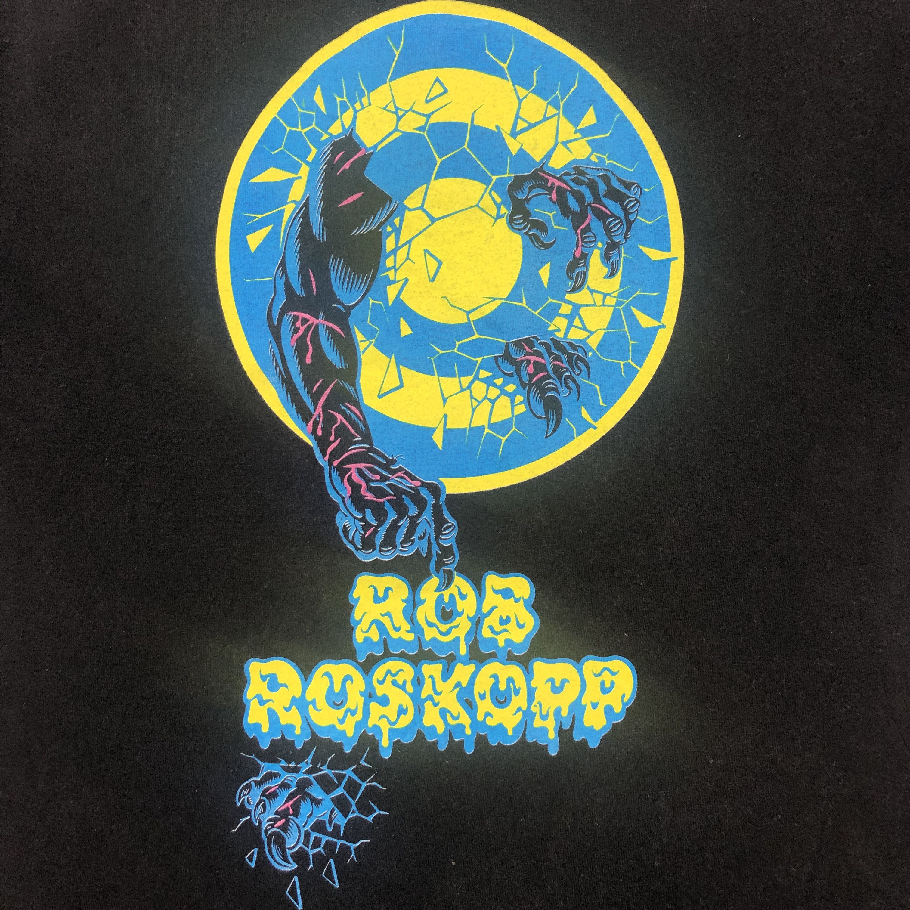 Santa Cruz Skateboards Vintage 90's NHS Santa Cruz - Rob Roskopp T-Shirt - G099 Size US M / EU 48-50 / 2 - 4 Thumbnail