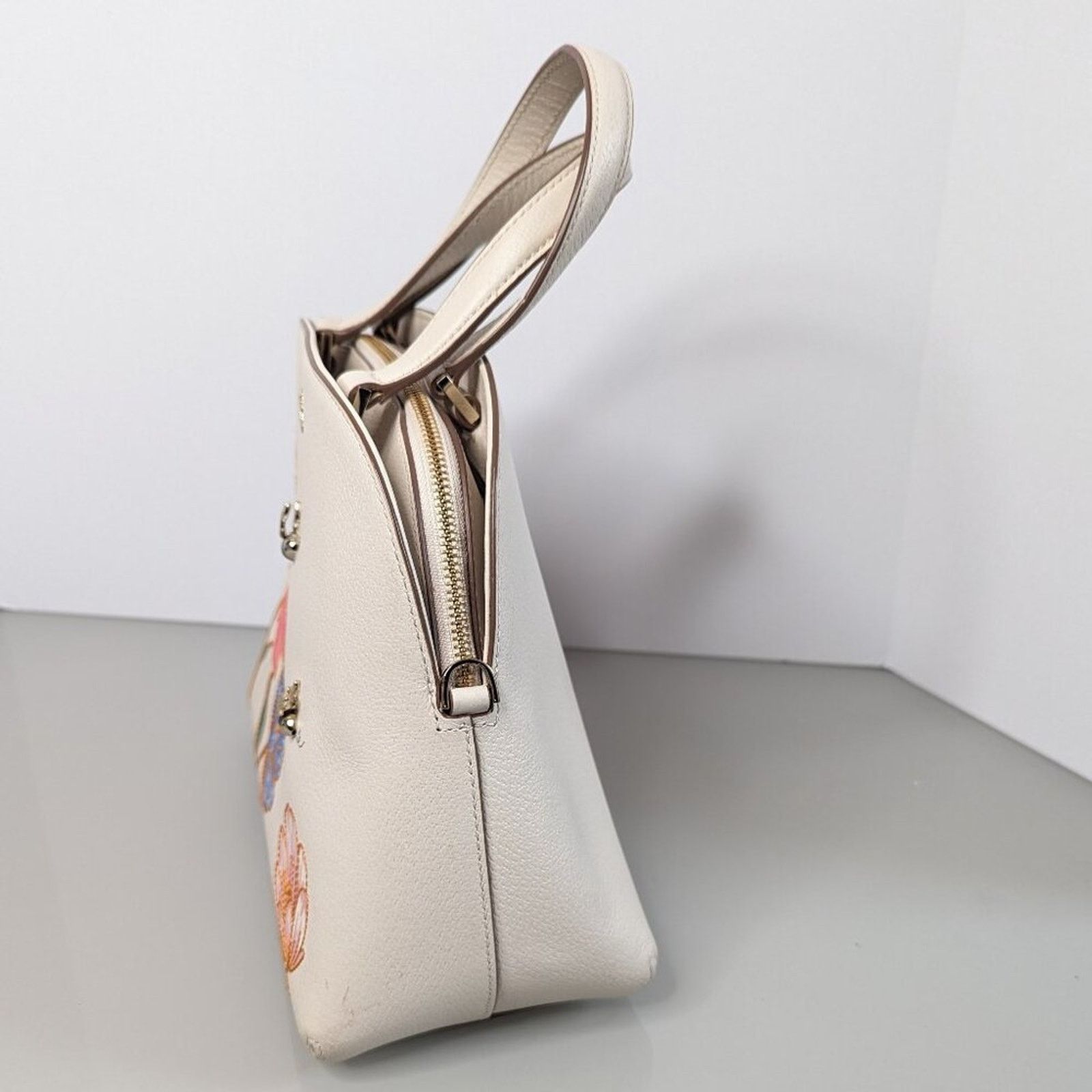 Kate Spade Kate Spade Cream Picnic Perfect Bee Lottie Handbag Crossbody Size ONE SIZE - 7 Thumbnail