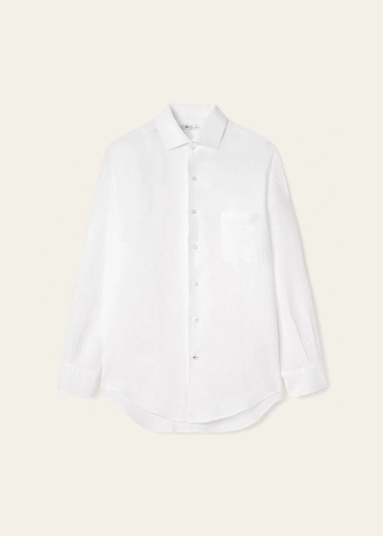 Loro Piana LORO PIANA Men's linen shirt Size US M / EU 48-50 / 2 - 4 Thumbnail