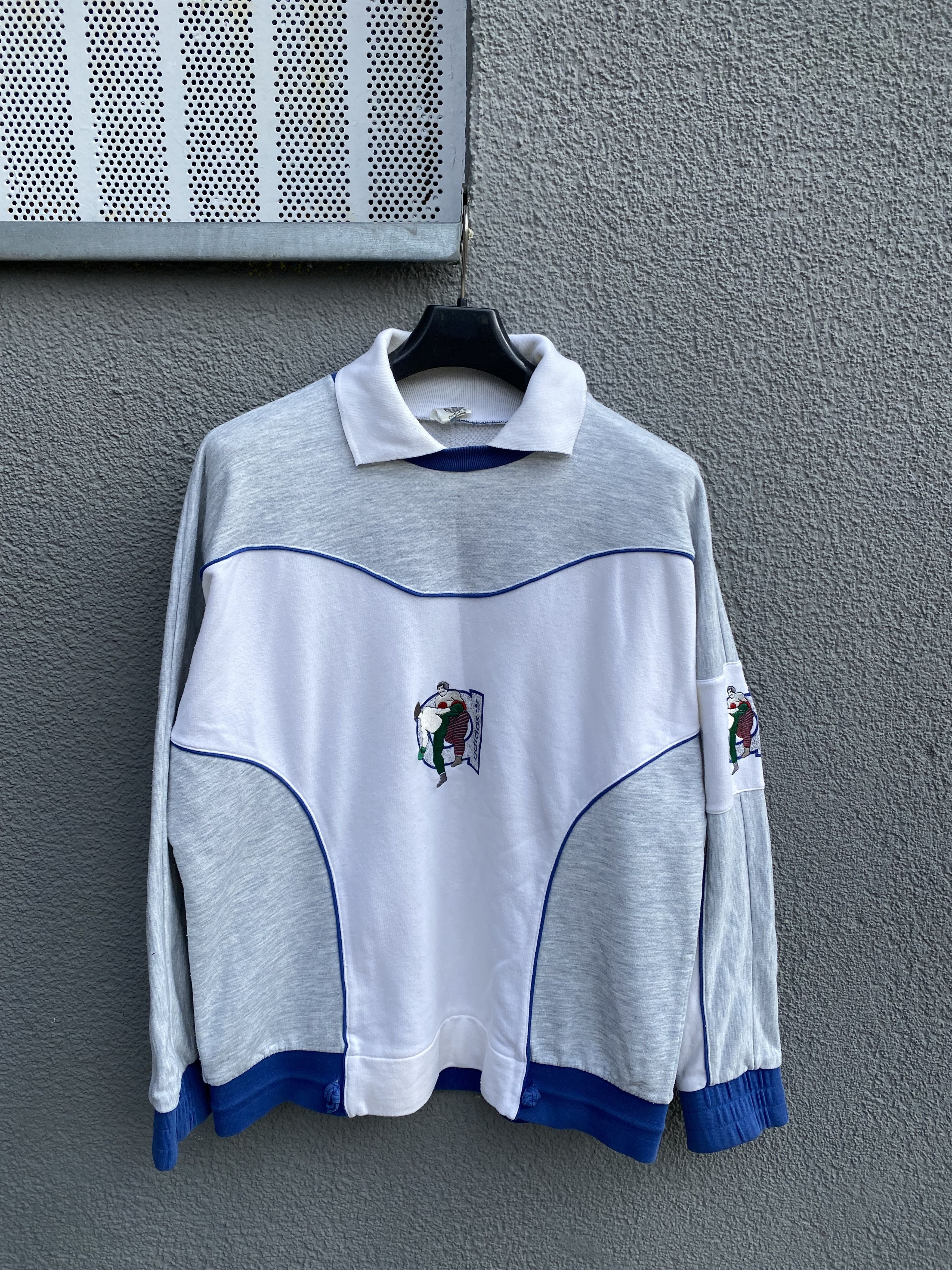 Ultra Rare Vintage sweatshirt Adidas Boxing 70s 80s 90s