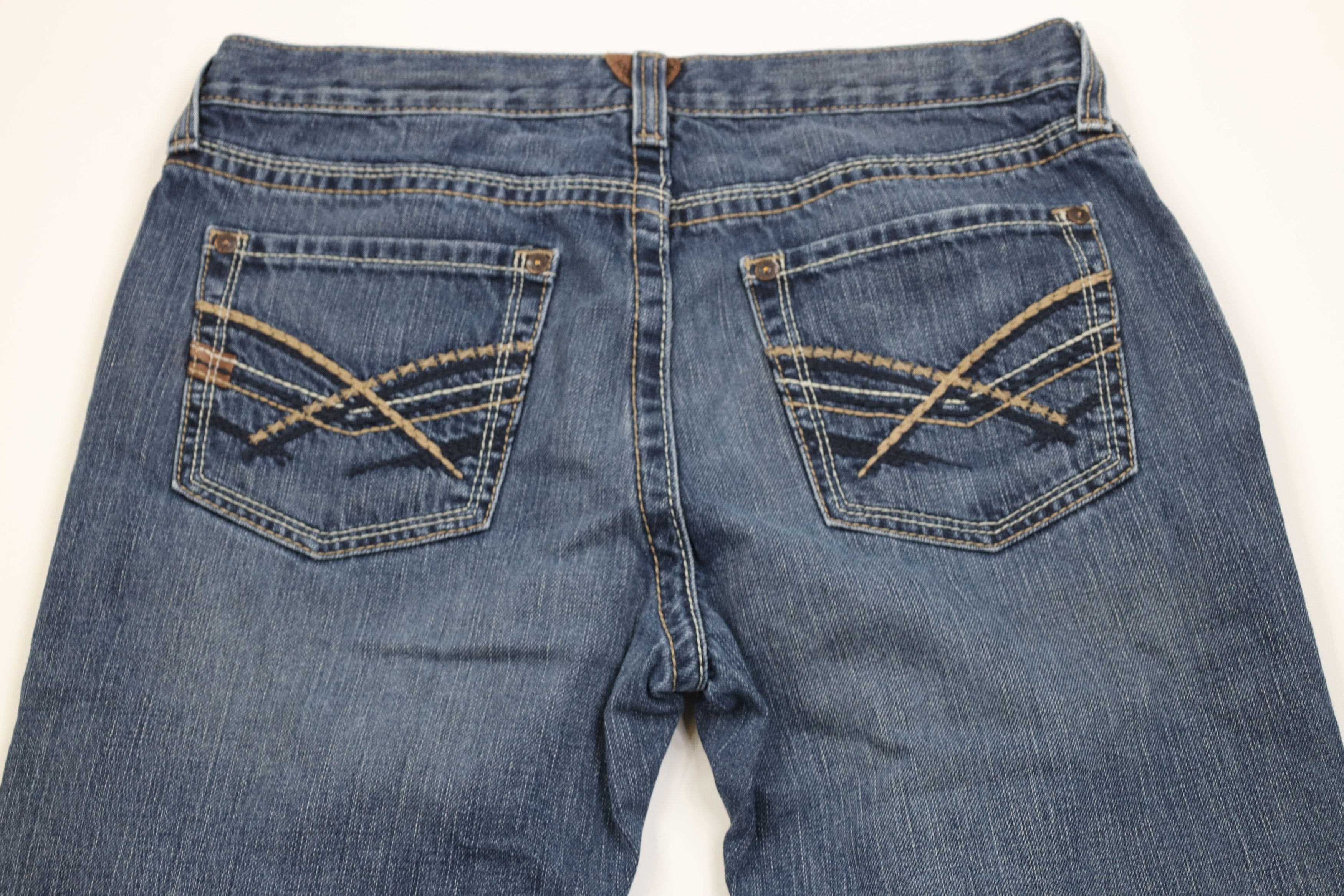 Ariat Ariat M5 Thick Stitch Slim Straight Leg Denim Jeans Workwear Size US 34 / EU 50 - 11 Thumbnail